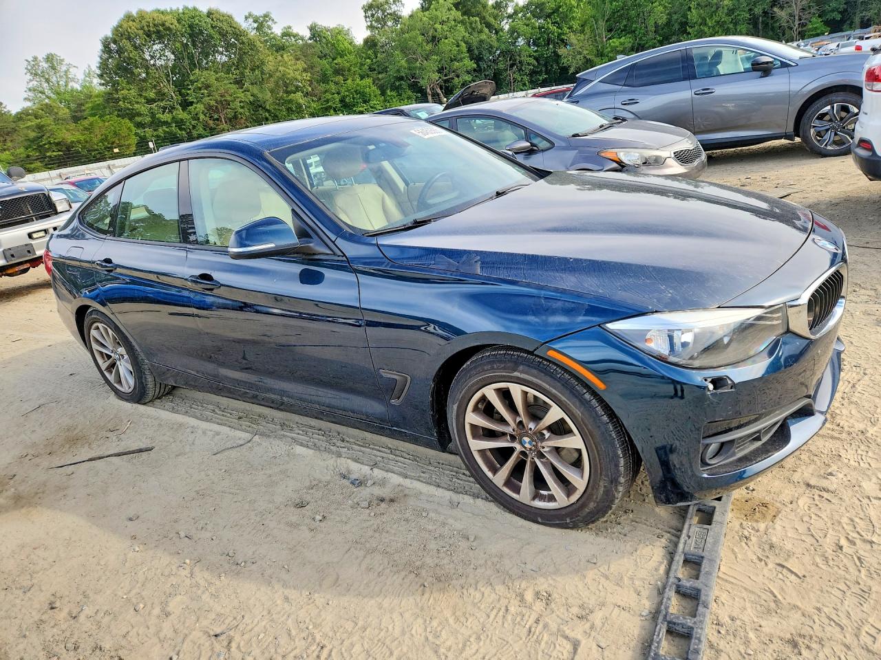2014 Bmw 328 Xigt Blue vin: WBA3X5C53ED242887
