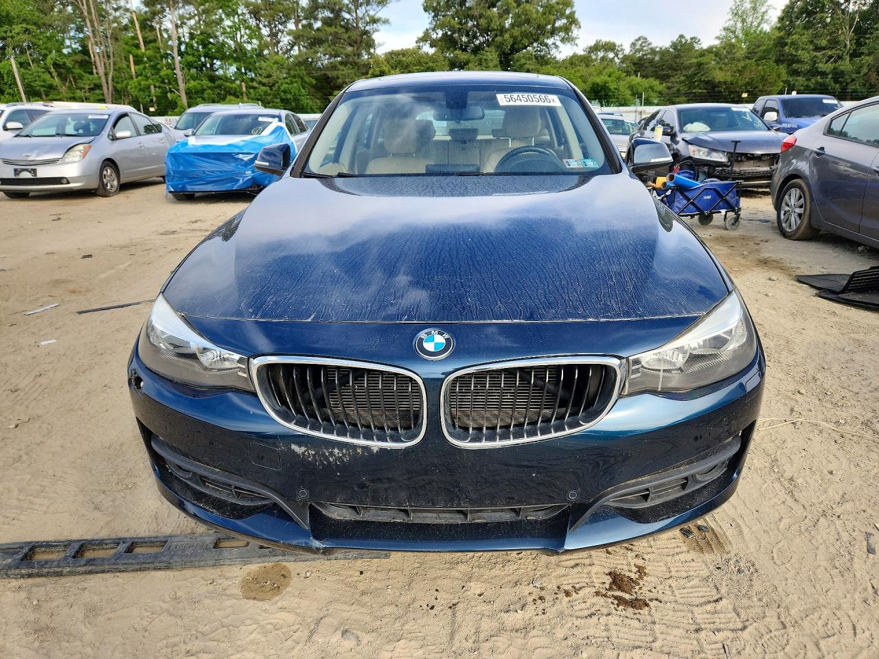 2014 Bmw 328 Xigt Blue vin: WBA3X5C53ED242887
