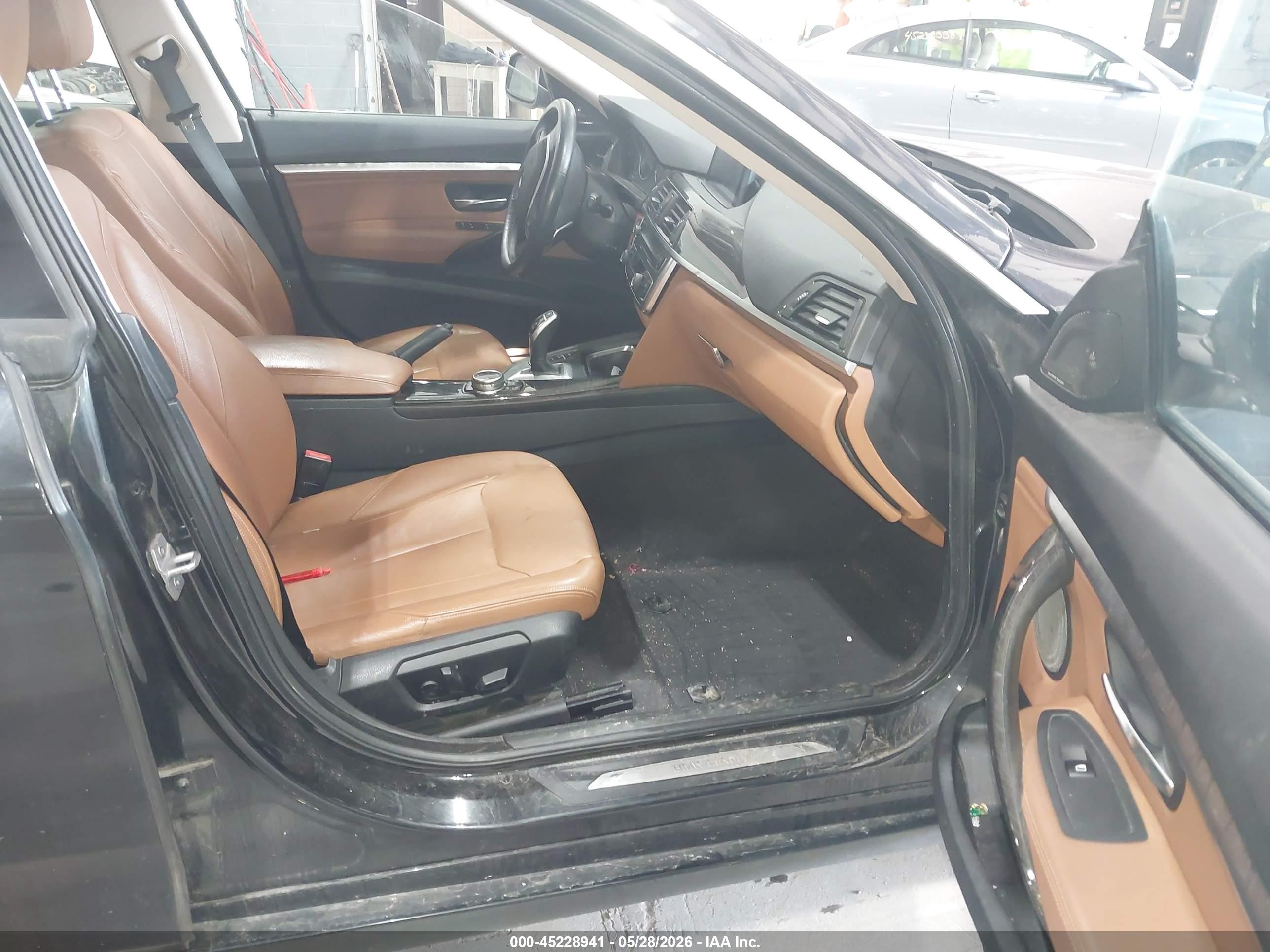 2014 Bmw 328i Gran Turismo Xdrive Black vin: WBA3X5C53ED556734