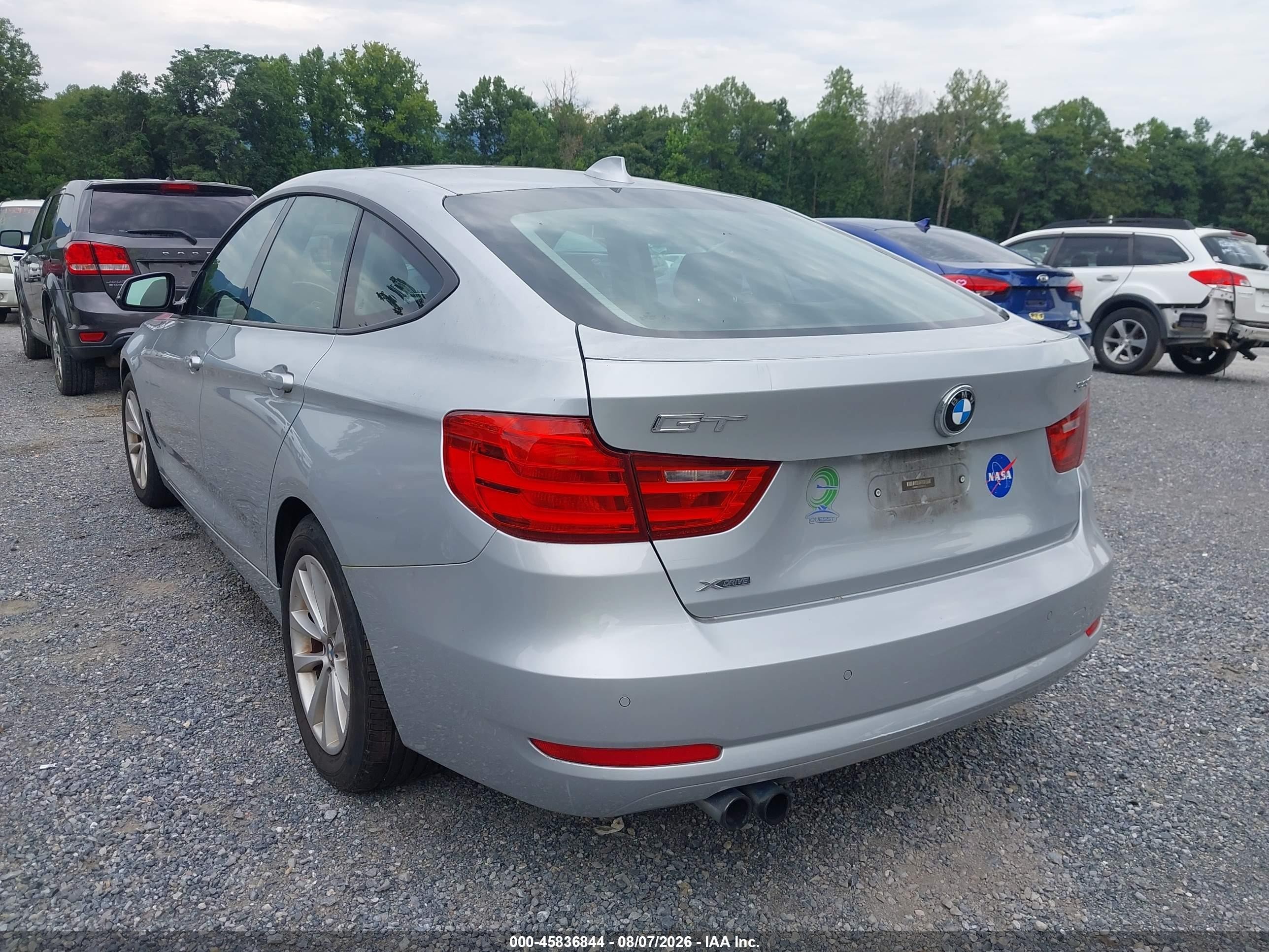 2015 Bmw 328i Gran Turismo Xdrive Серебряный vin: WBA3X5C53FD560851
