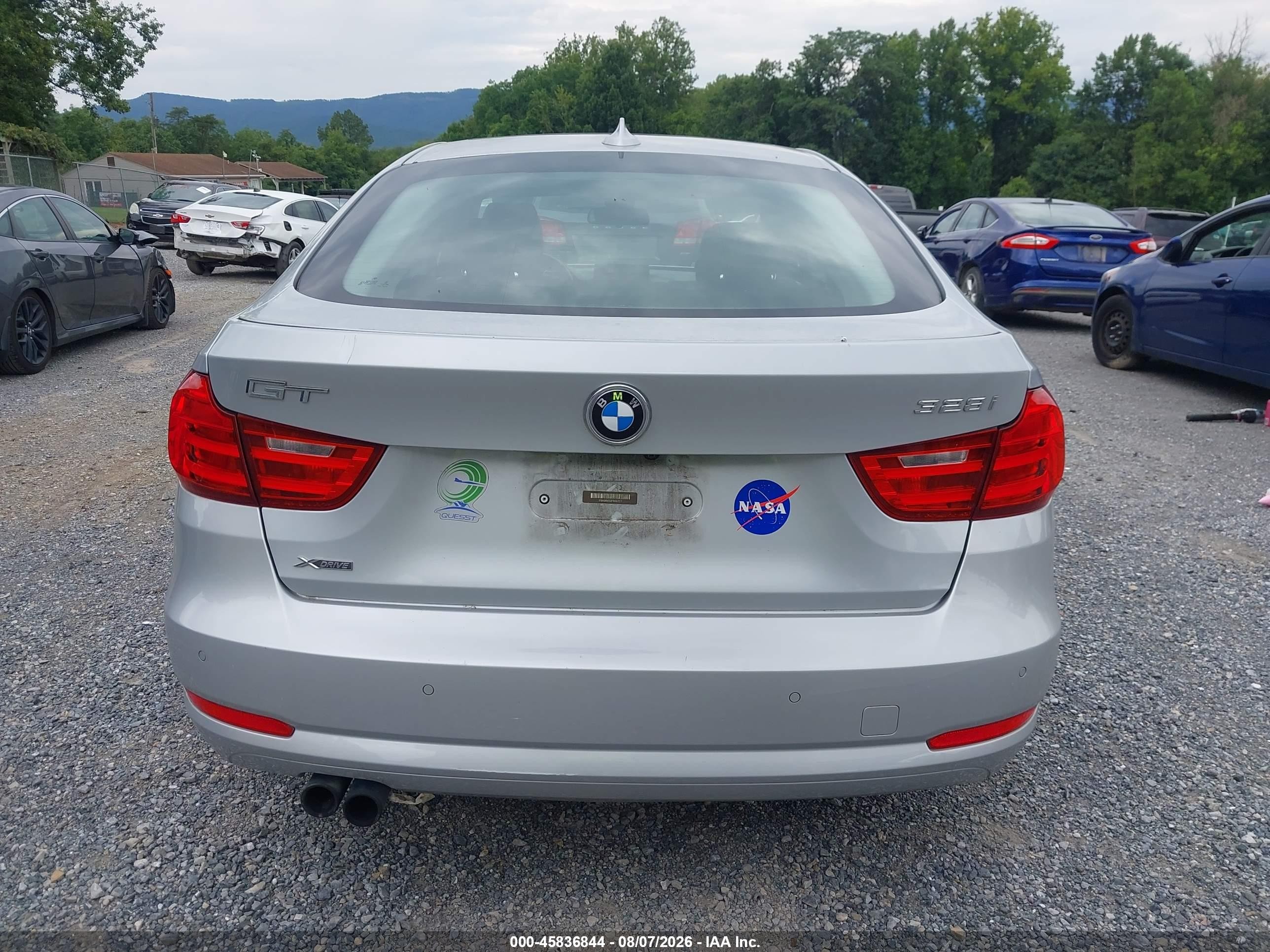 2015 Bmw 328i Gran Turismo Xdrive Серебряный vin: WBA3X5C53FD560851