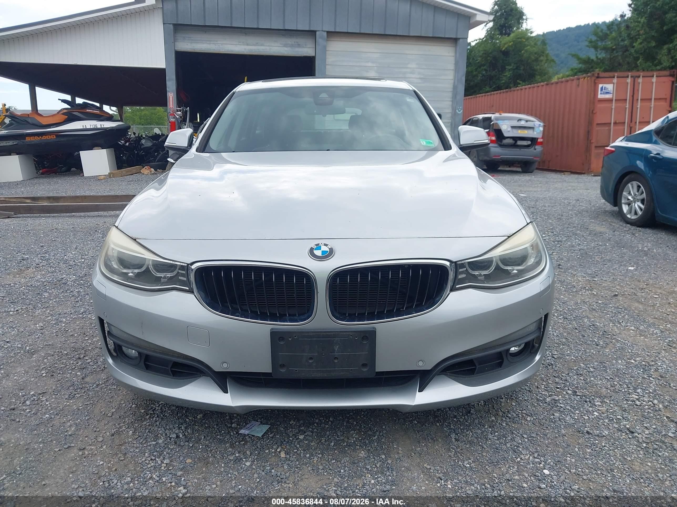 2015 Bmw 328i Gran Turismo Xdrive Серебряный vin: WBA3X5C53FD560851
