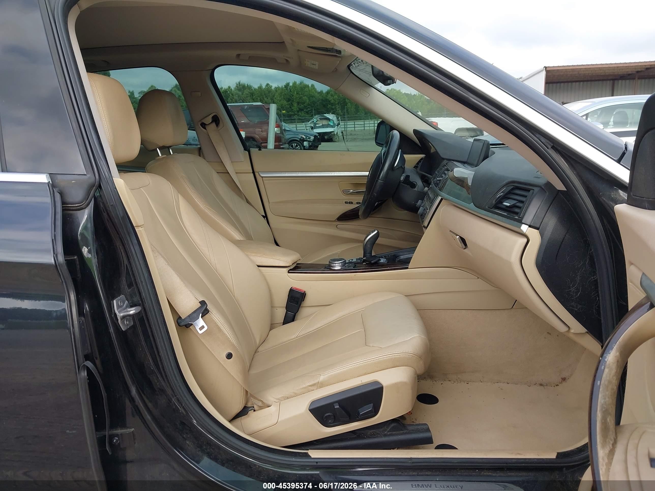 2015 Bmw 328i Gran Turismo Xdrive Black vin: WBA3X5C54FD561717