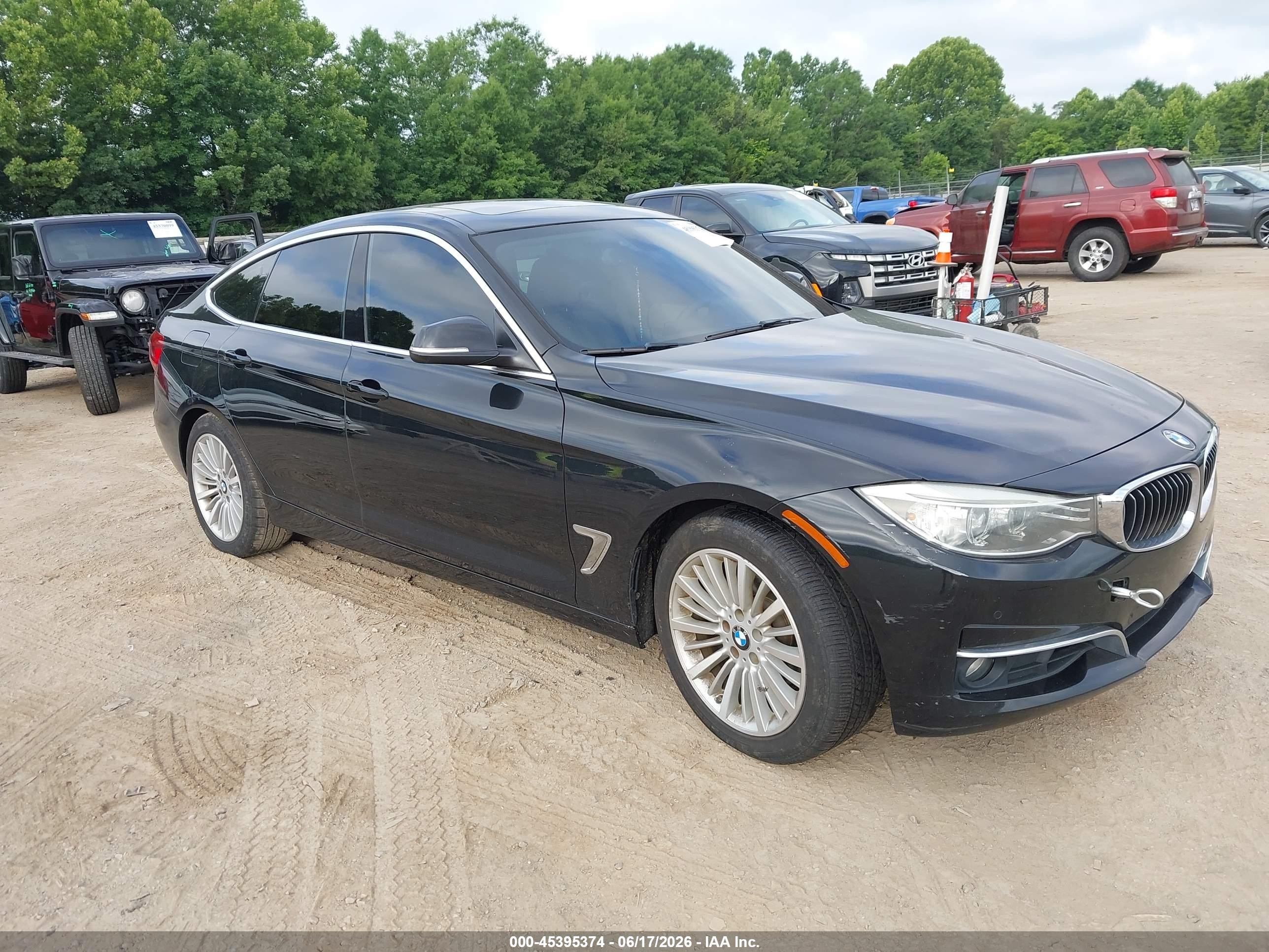 2015 Bmw 328i Gran Turismo Xdrive Black vin: WBA3X5C54FD561717