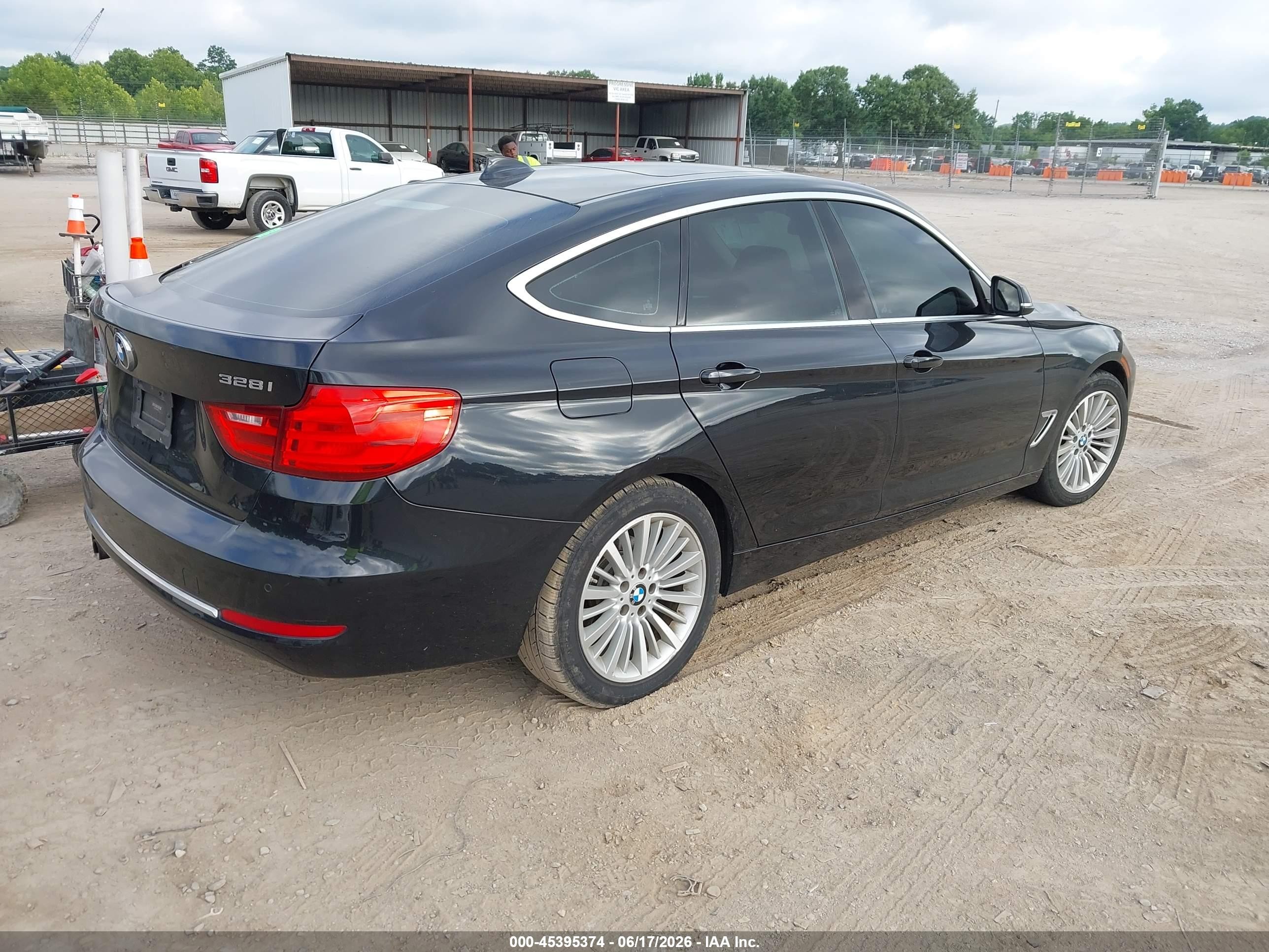 2015 Bmw 328i Gran Turismo Xdrive Black vin: WBA3X5C54FD561717