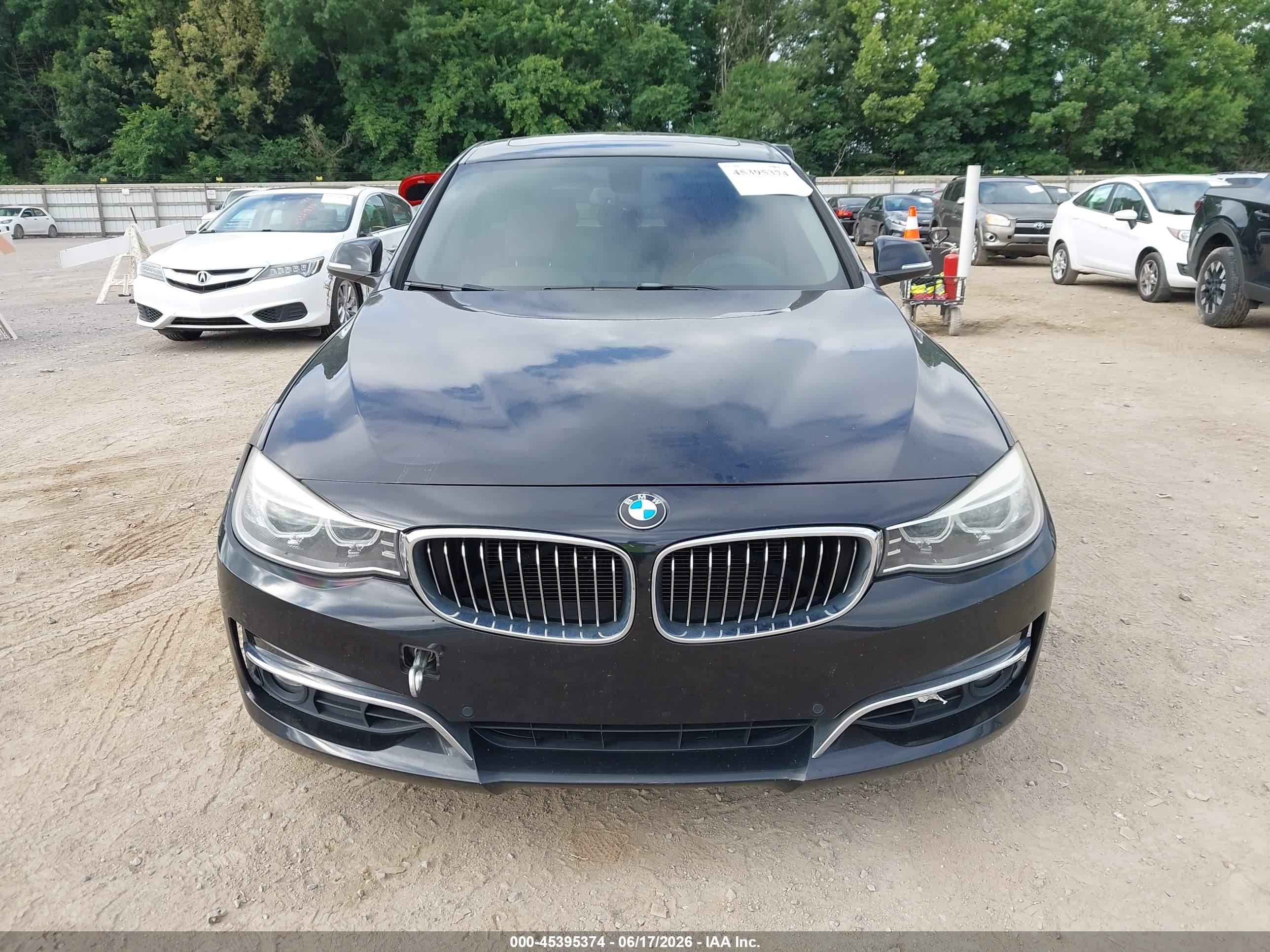 2015 Bmw 328i Gran Turismo Xdrive Black vin: WBA3X5C54FD561717