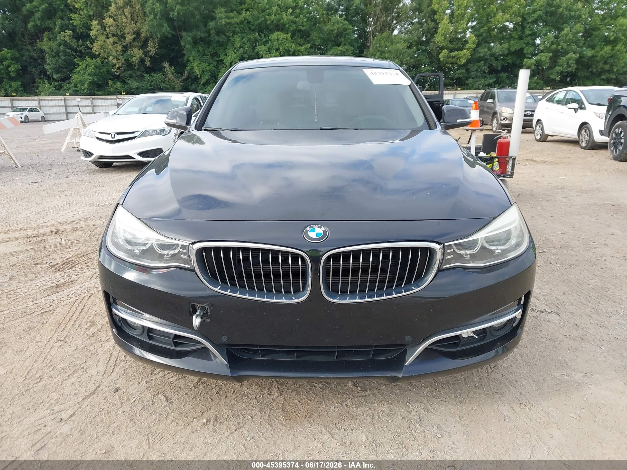 2015 Bmw 328i Gran Turismo Xdrive Black vin: WBA3X5C54FD561717
