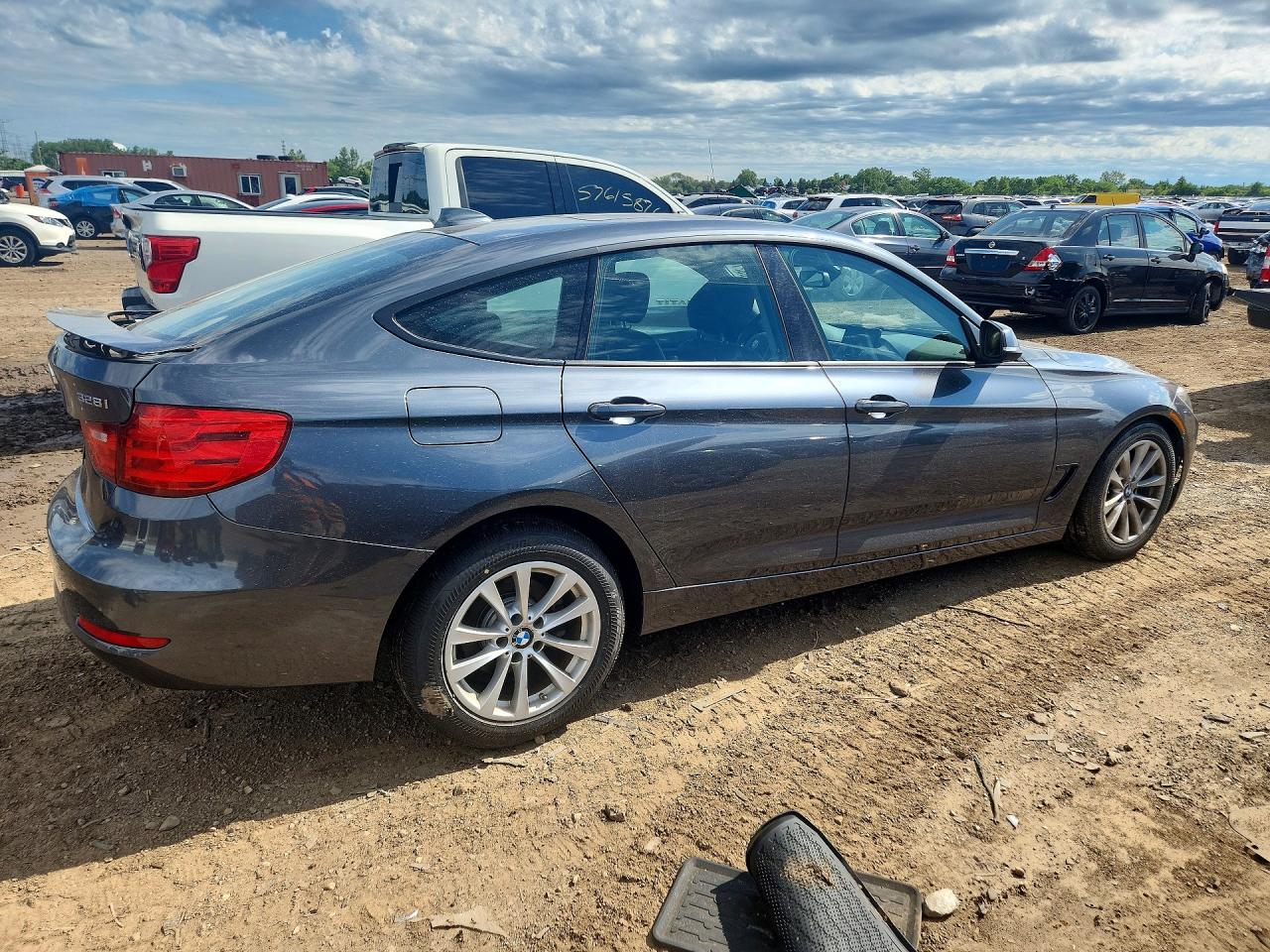 2015 Bmw 328 Xigt Gray vin: WBA3X5C55FD560169