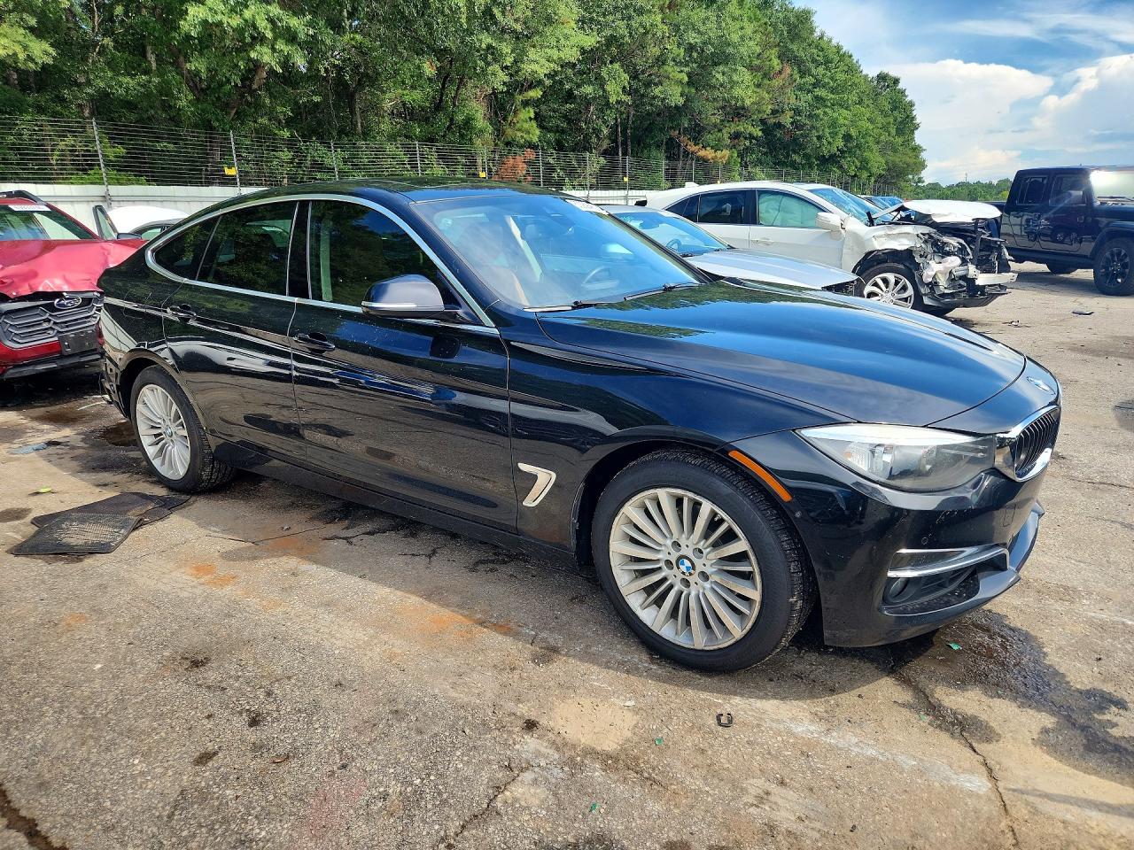 2015 Bmw 328 Xigt Черный vin: WBA3X5C55FD562729