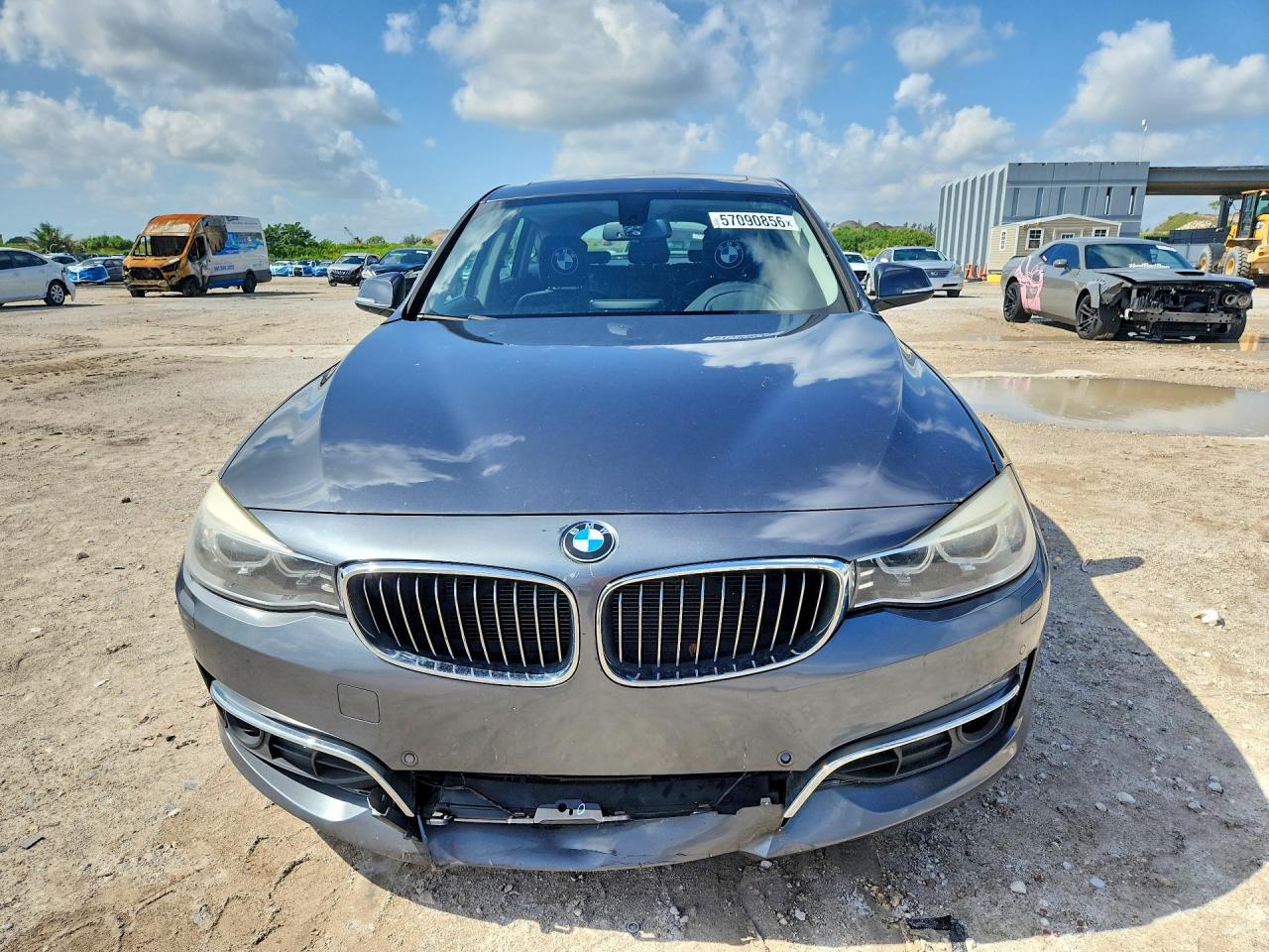 2015 Bmw 328 Xigt Gray vin: WBA3X5C55FD562777