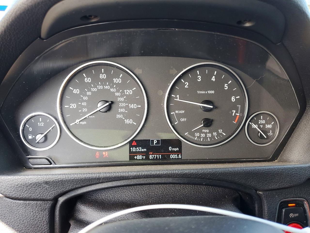 2014 Bmw 328 Xigt Черный vin: WBA3X5C56ED556324