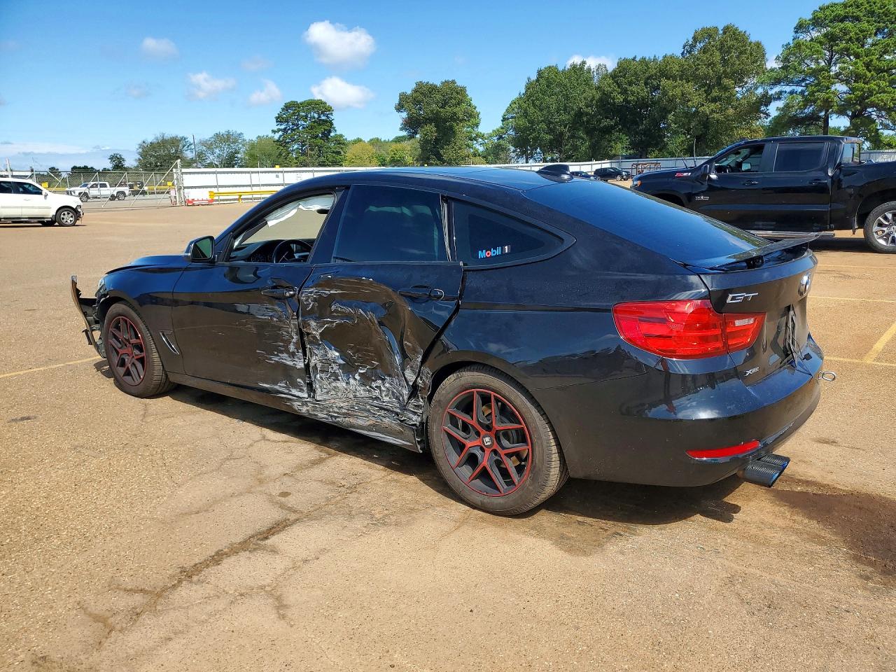 2014 Bmw 328 Xigt Черный vin: WBA3X5C56ED556324