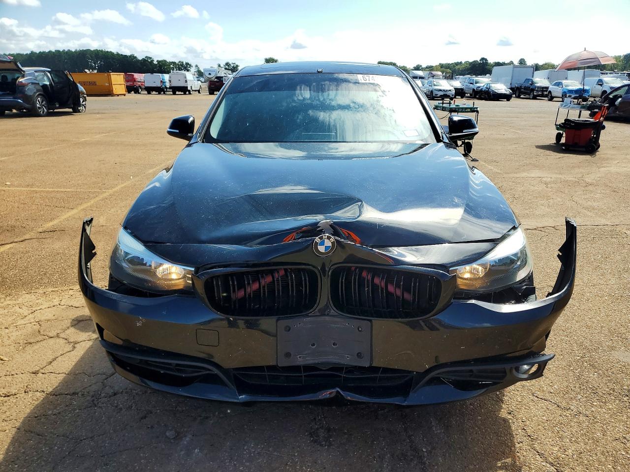 2014 Bmw 328 Xigt Черный vin: WBA3X5C56ED556324