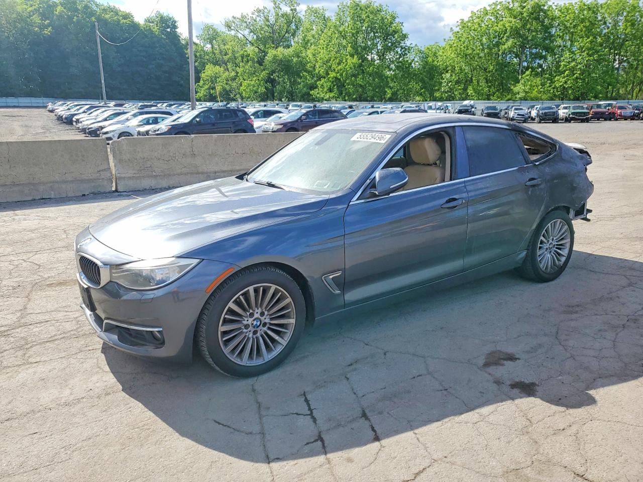 2014 Bmw 328 Xigt Gray vin: WBA3X5C56ED557103