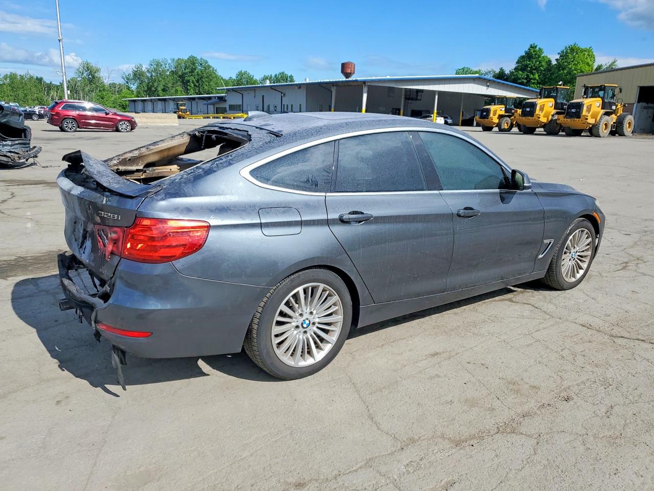 2014 Bmw 328 Xigt Gray vin: WBA3X5C56ED557103