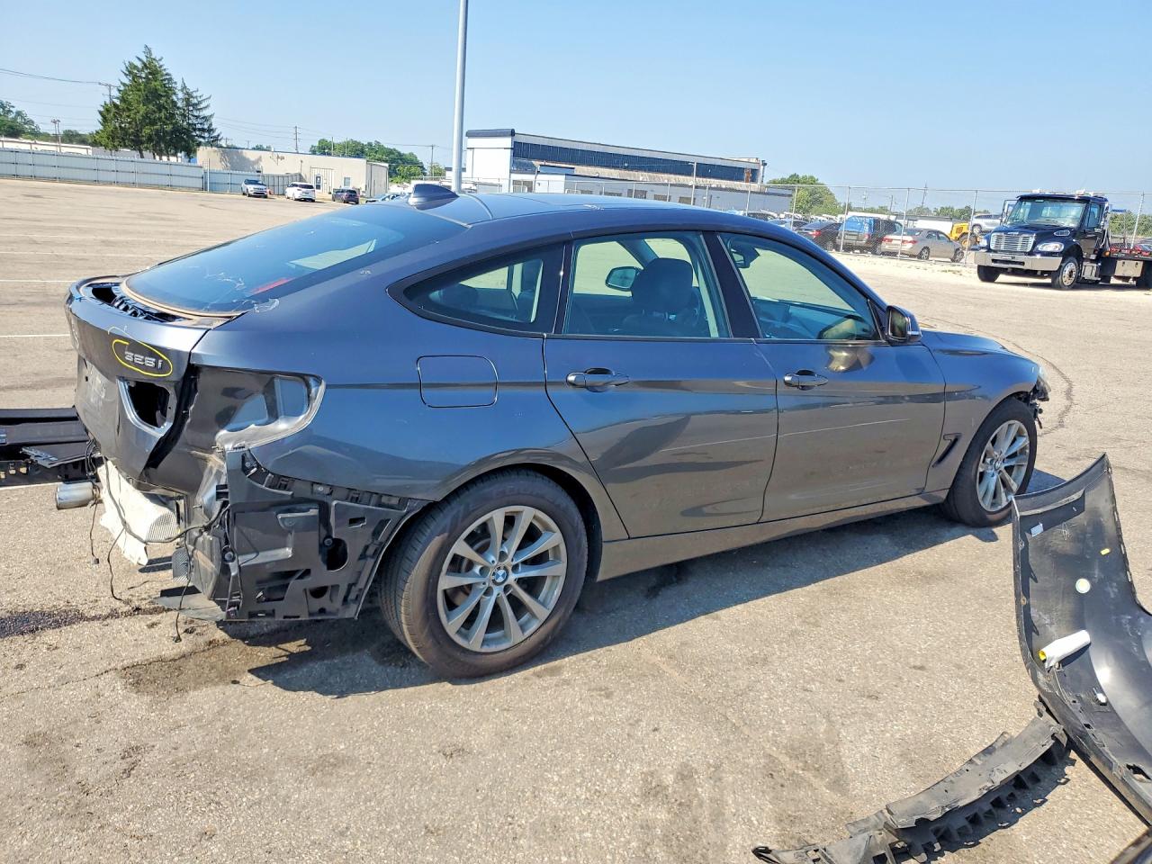 2015 Bmw 328 Xigt Gray vin: WBA3X5C56FD561444