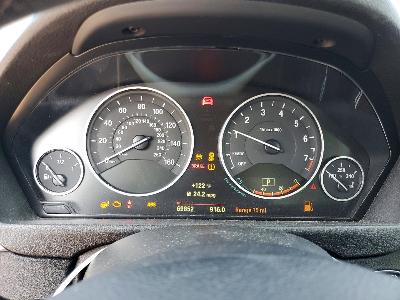2015 Bmw 328 Xigt Gray vin: WBA3X5C56FD561444