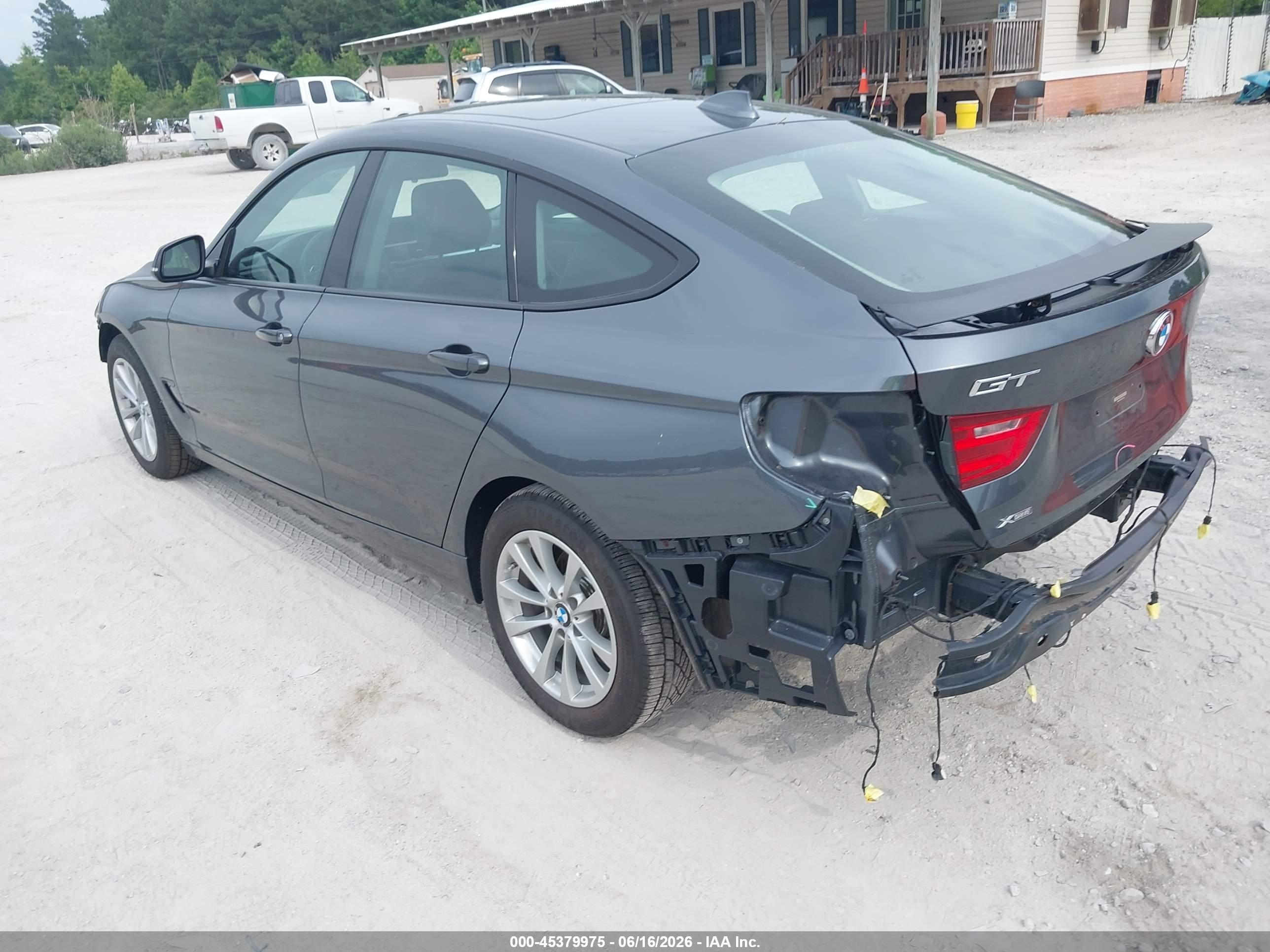 2015 Bmw 328i Gran Turismo Xdrive Gray vin: WBA3X5C56FD561668