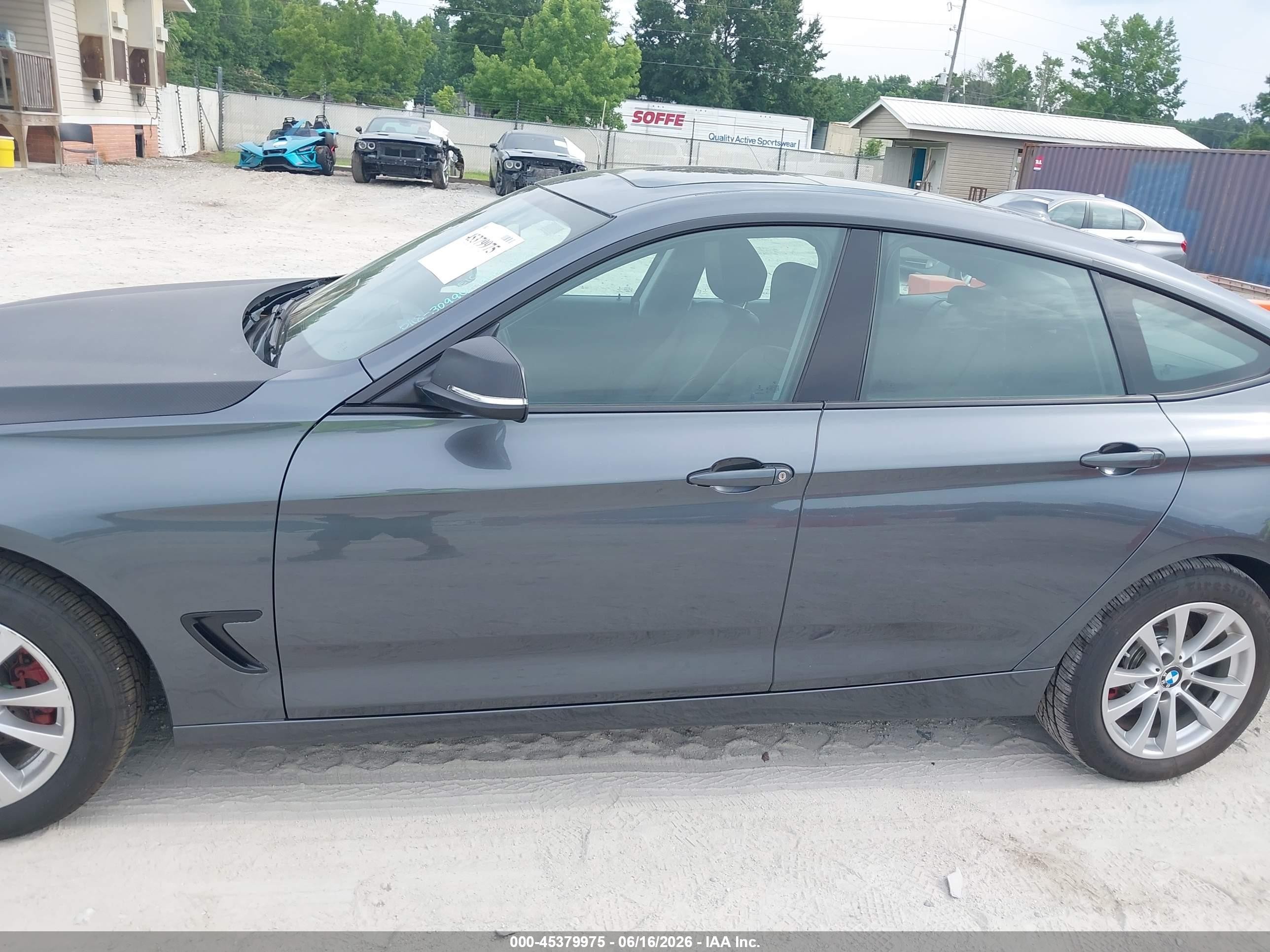 2015 Bmw 328i Gran Turismo Xdrive Gray vin: WBA3X5C56FD561668