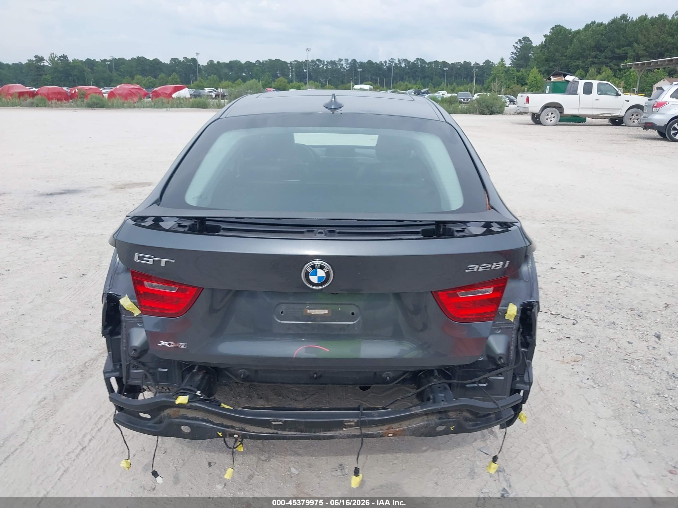 2015 Bmw 328i Gran Turismo Xdrive Gray vin: WBA3X5C56FD561668