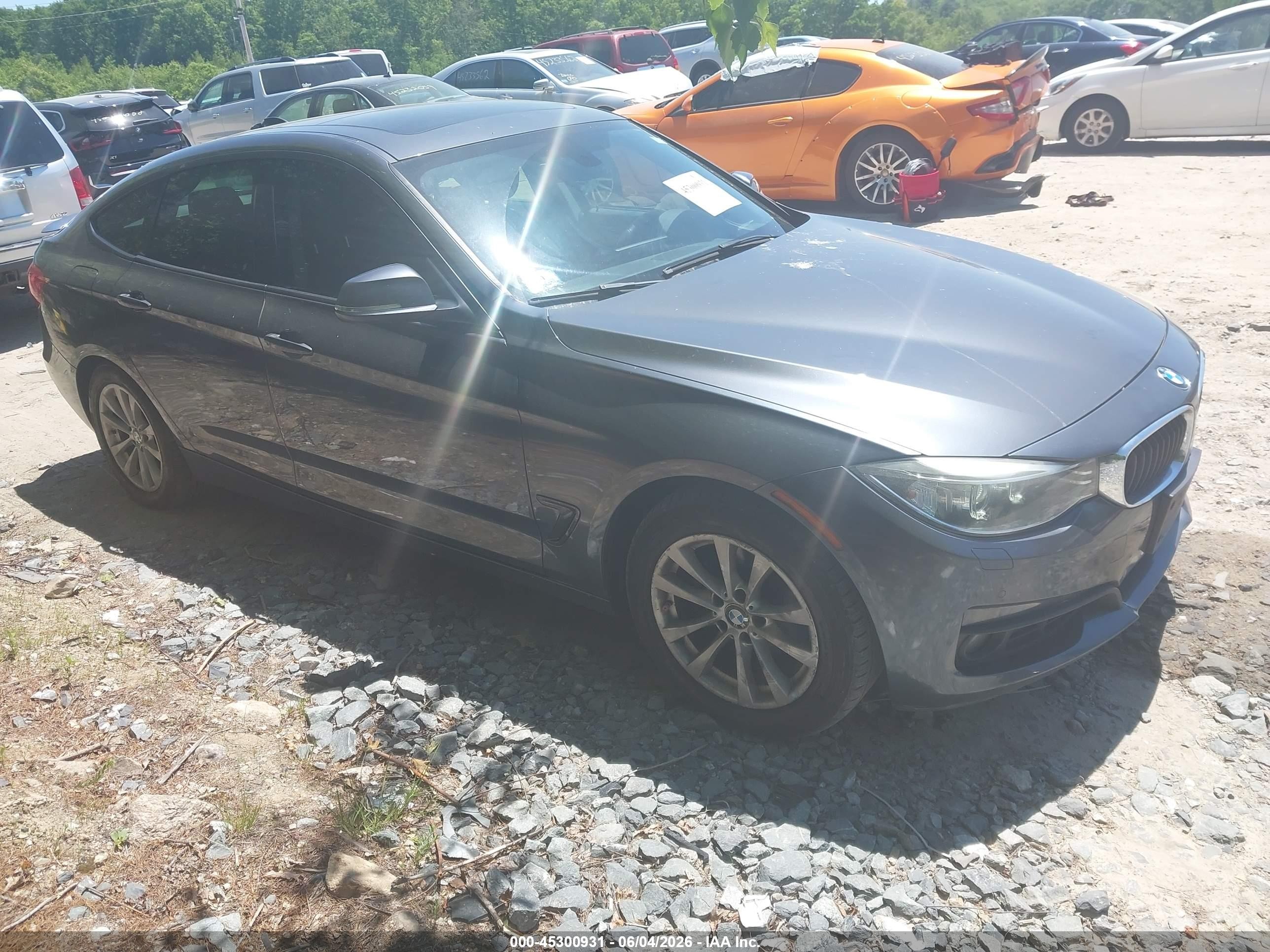 2014 Bmw 328i Gran Turismo Xdrive Серый vin: WBA3X5C57ED556896