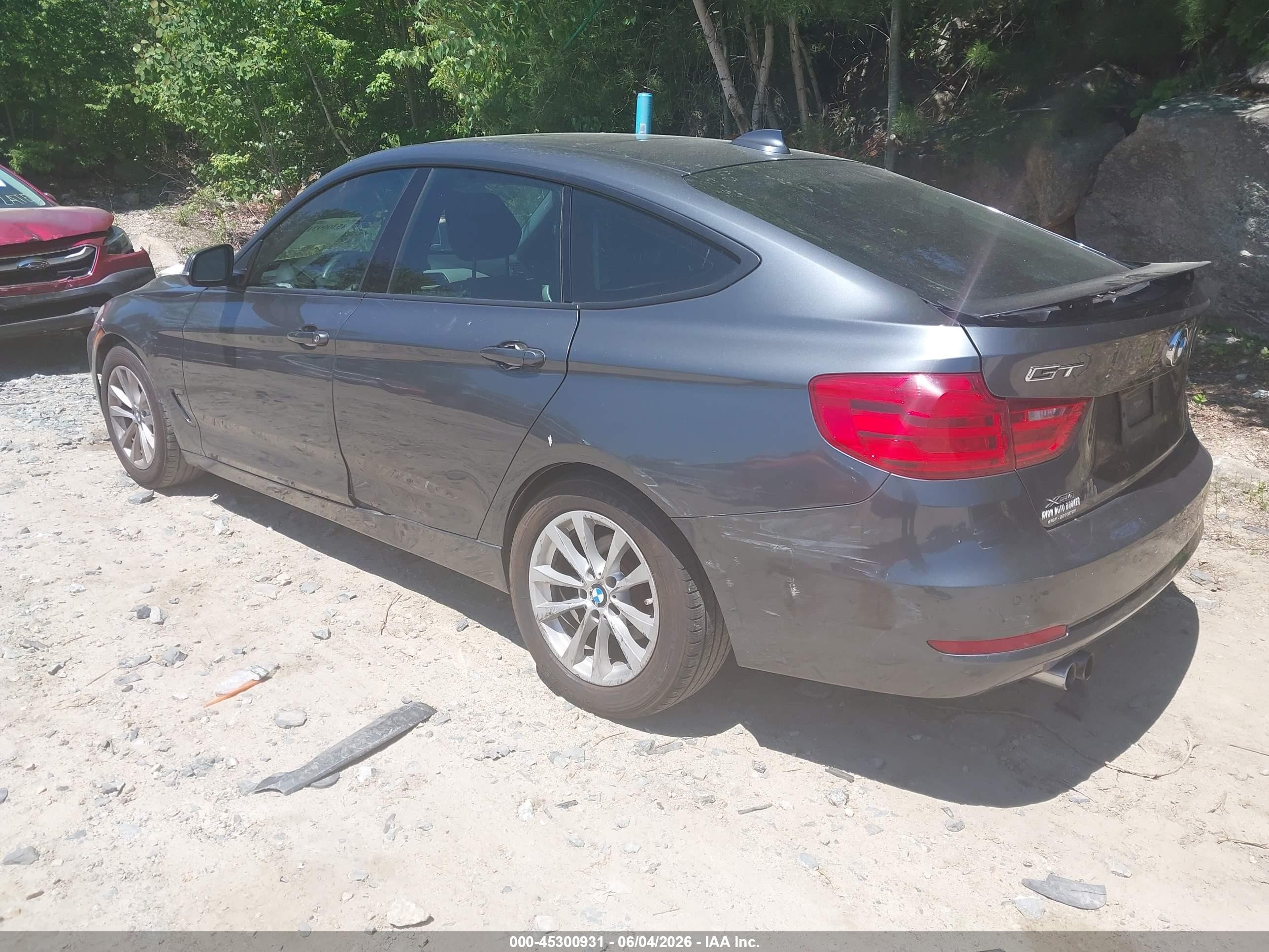 2014 Bmw 328i Gran Turismo Xdrive Серый vin: WBA3X5C57ED556896