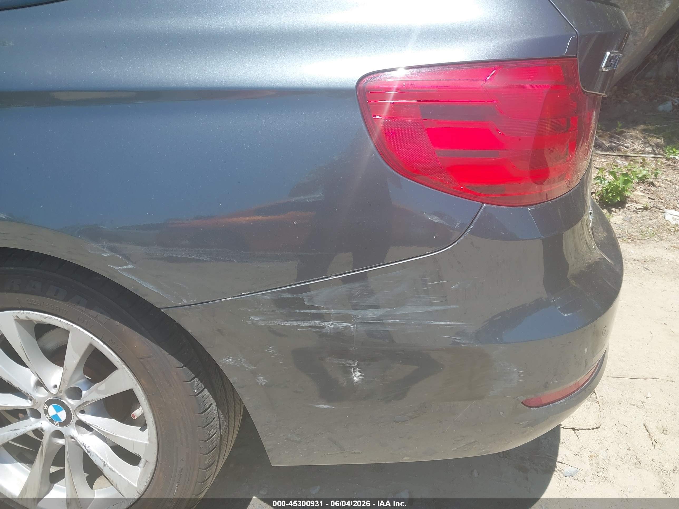 2014 Bmw 328i Gran Turismo Xdrive Серый vin: WBA3X5C57ED556896