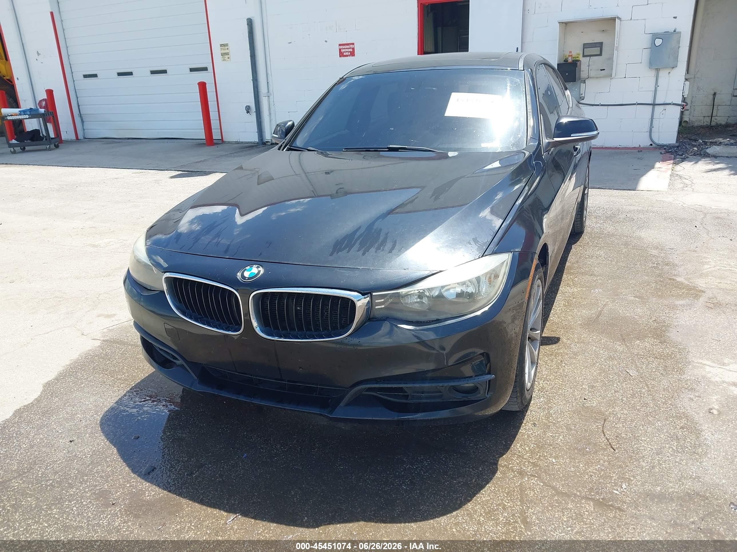 2014 Bmw 328i Gran Turismo Xdrive Black vin: WBA3X5C57ED557563