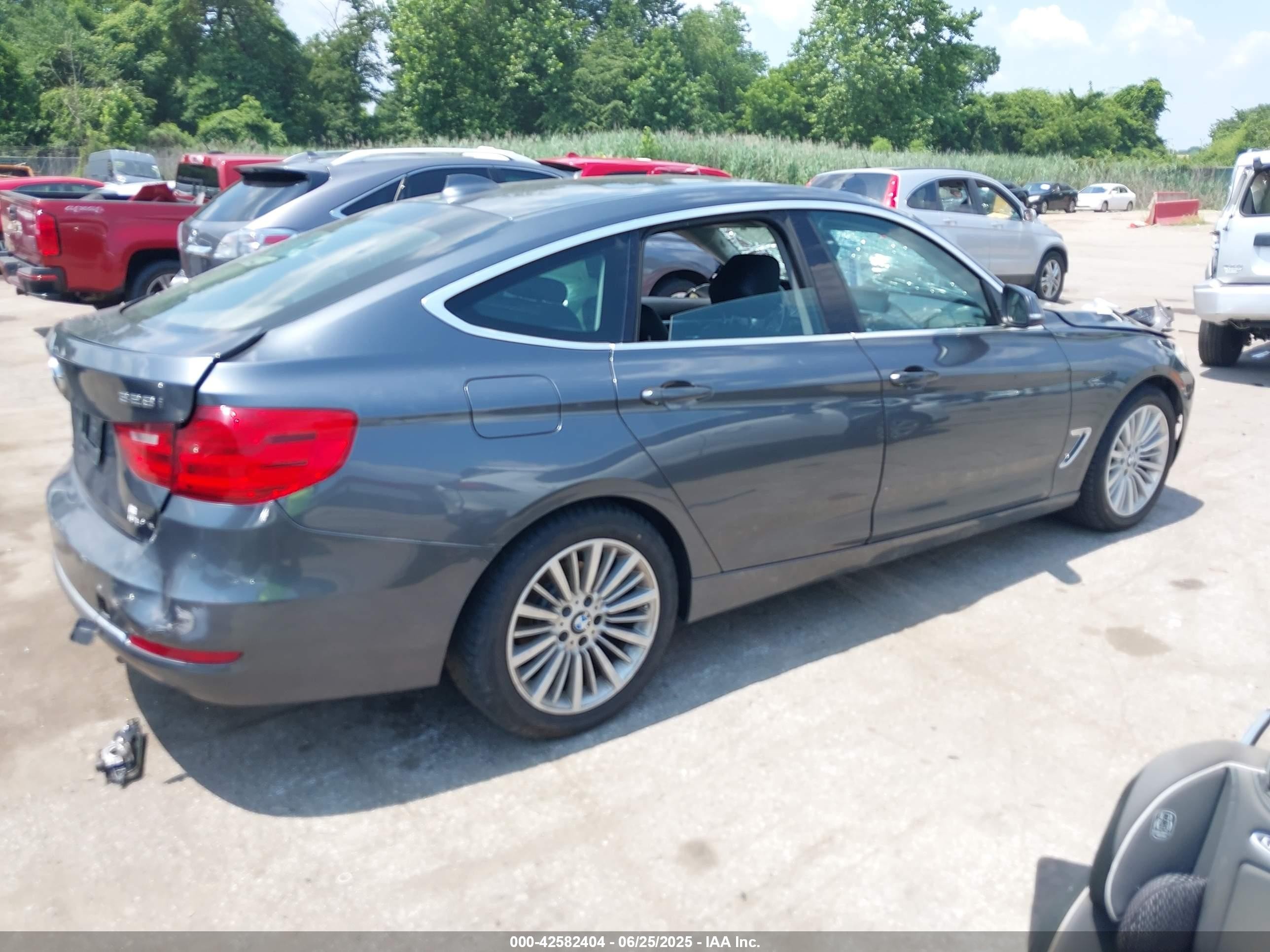 2014 Bmw 328i Gran Turismo Xdrive Gray vin: WBA3X5C57ED558972