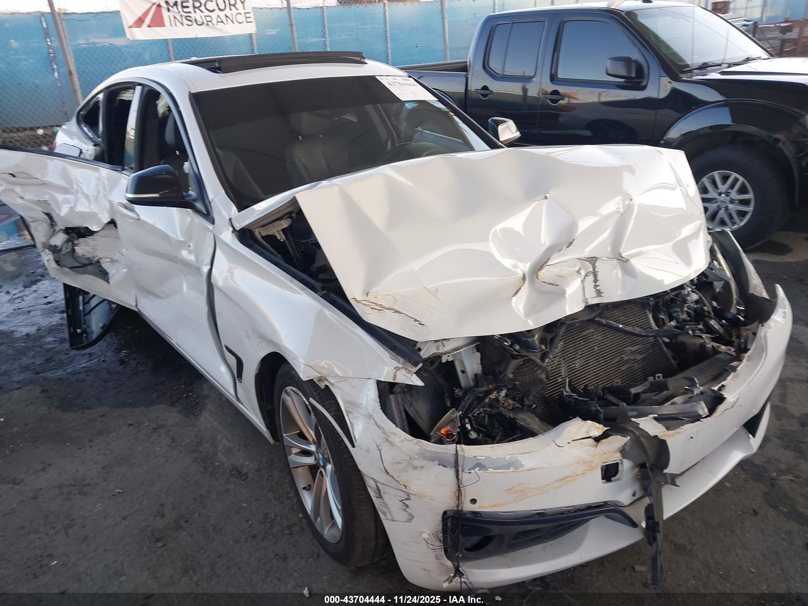 2015 Bmw 328i Gran Turismo Xdrive White vin: WBA3X5C57FD559962