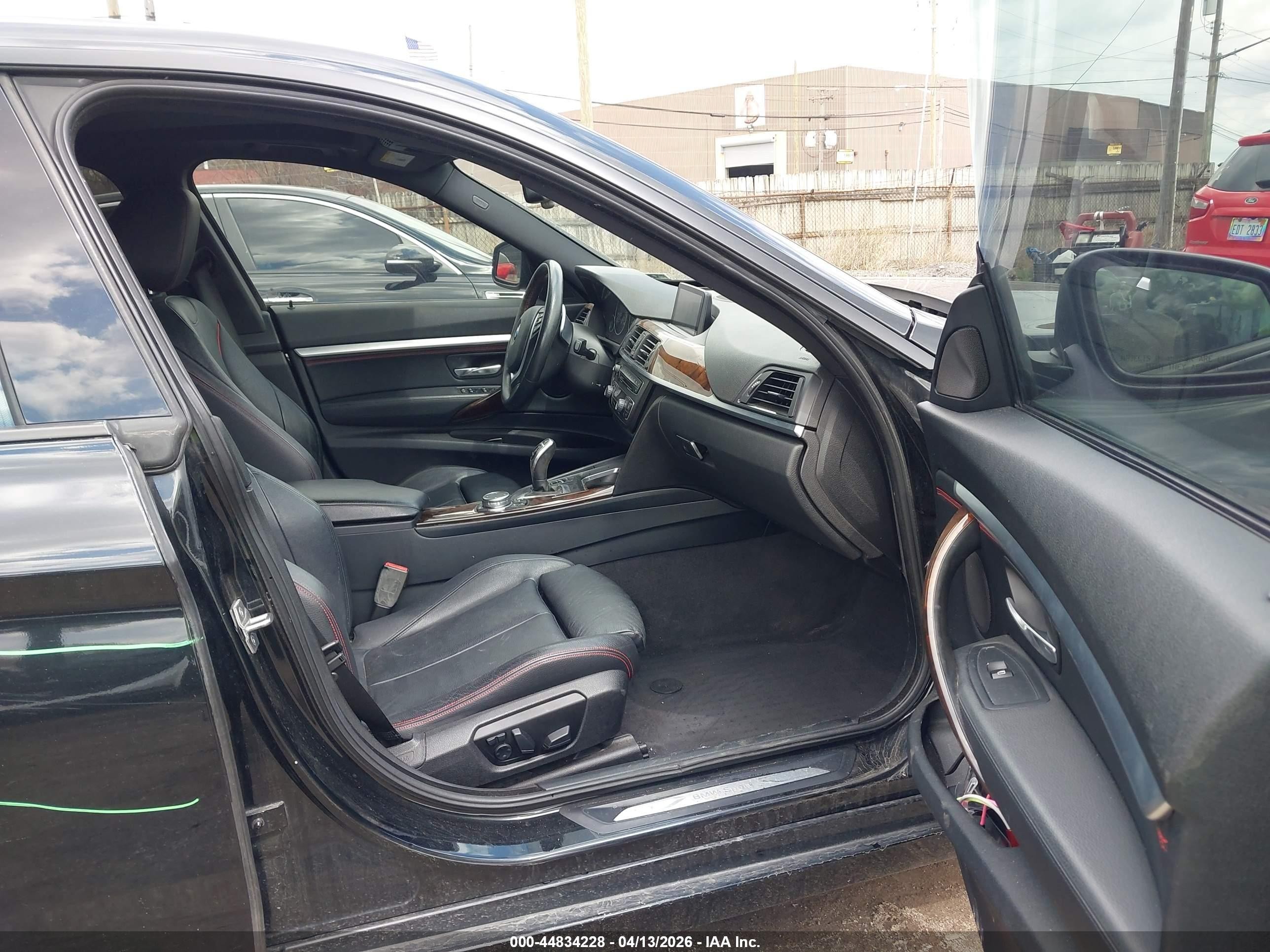 2015 Bmw 328i Gran Turismo Xdrive Black vin: WBA3X5C57FD560478