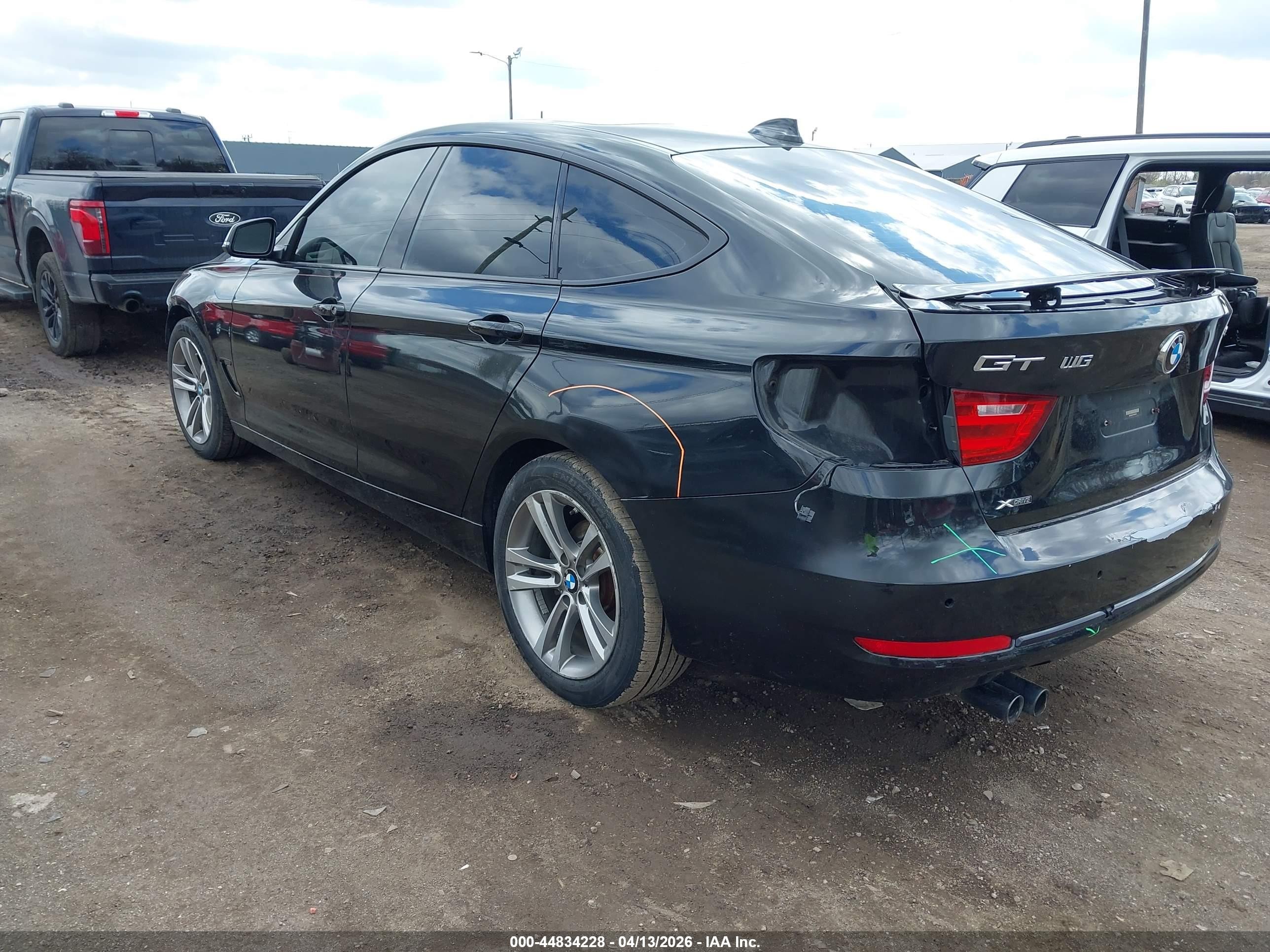 2015 Bmw 328i Gran Turismo Xdrive Black vin: WBA3X5C57FD560478