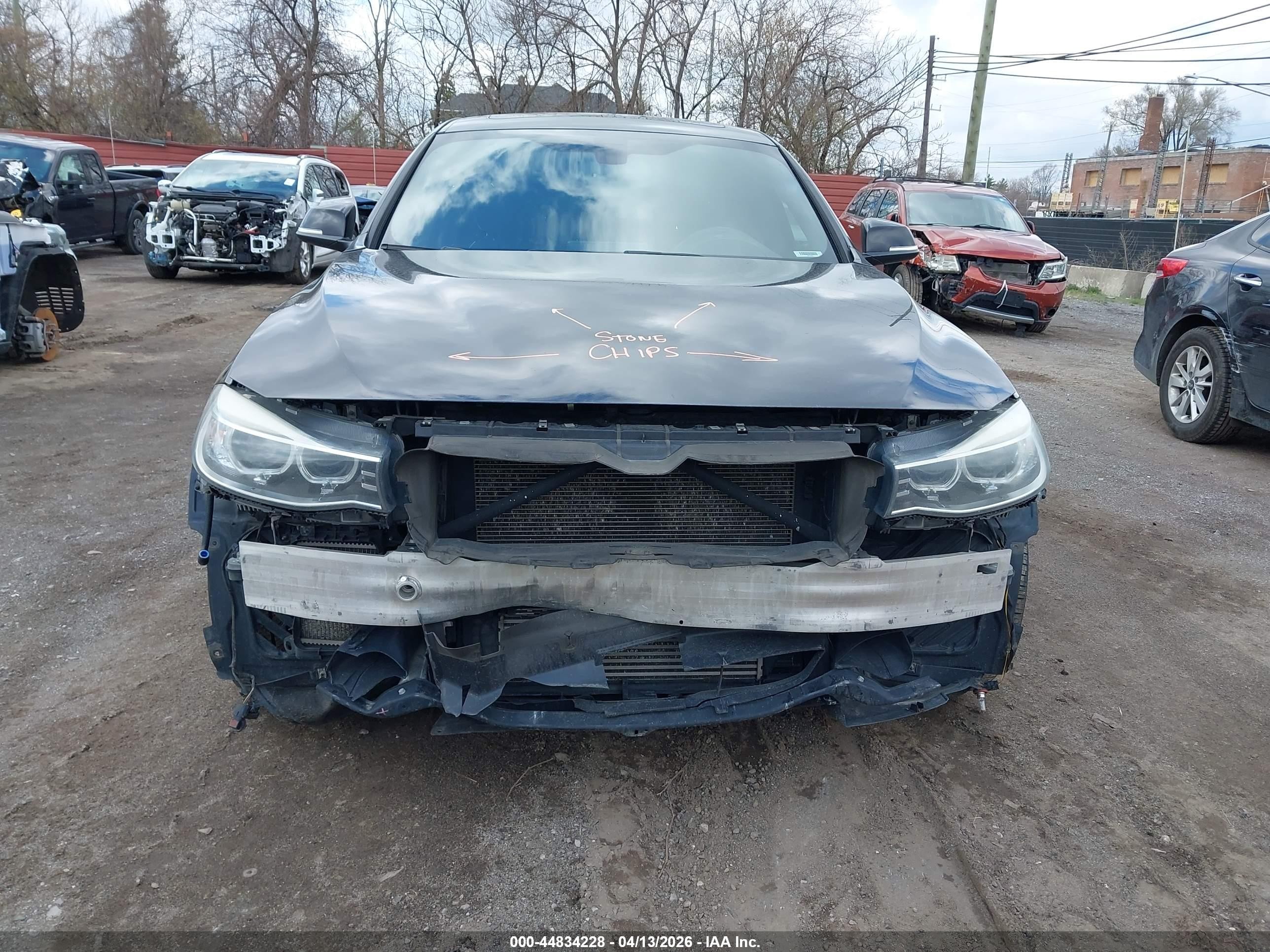 2015 Bmw 328i Gran Turismo Xdrive Black vin: WBA3X5C57FD560478