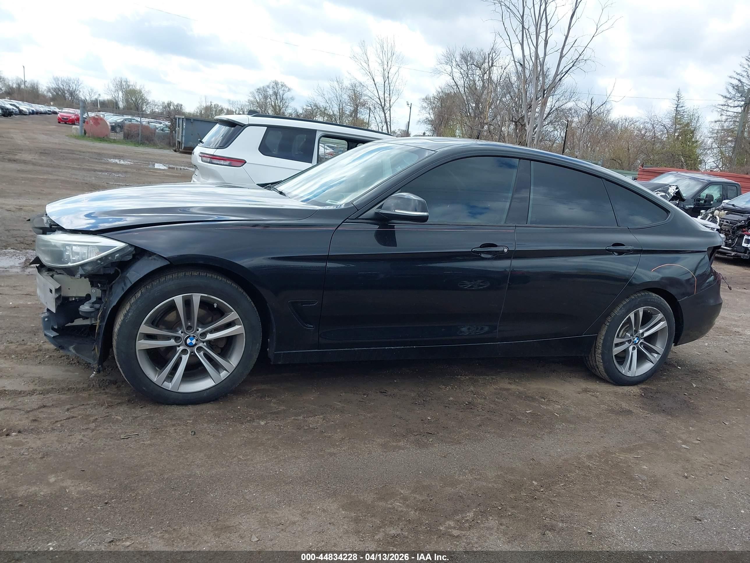 2015 Bmw 328i Gran Turismo Xdrive Black vin: WBA3X5C57FD560478