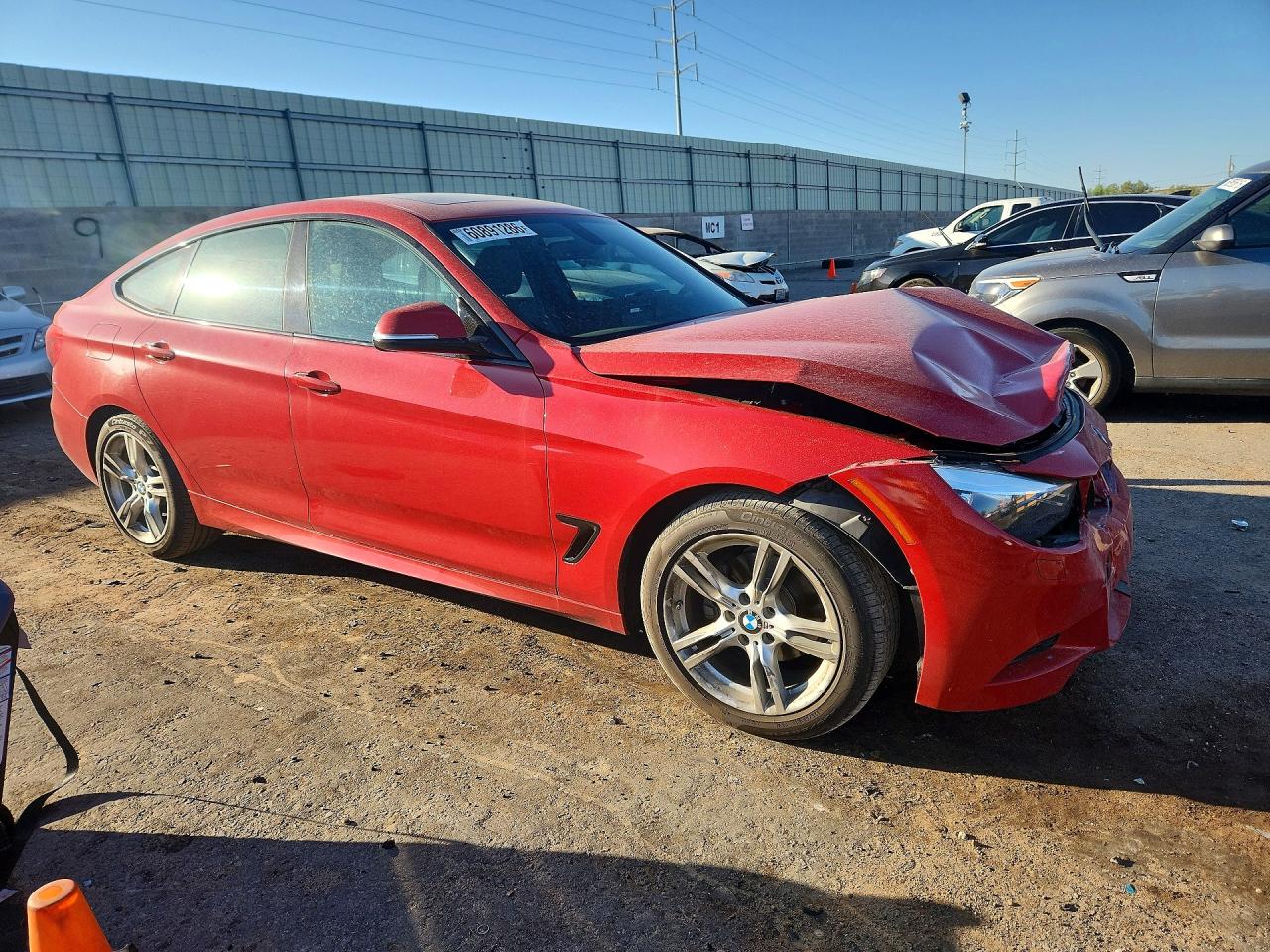 2015 Bmw 328 Xigt Red vin: WBA3X5C57FD560898