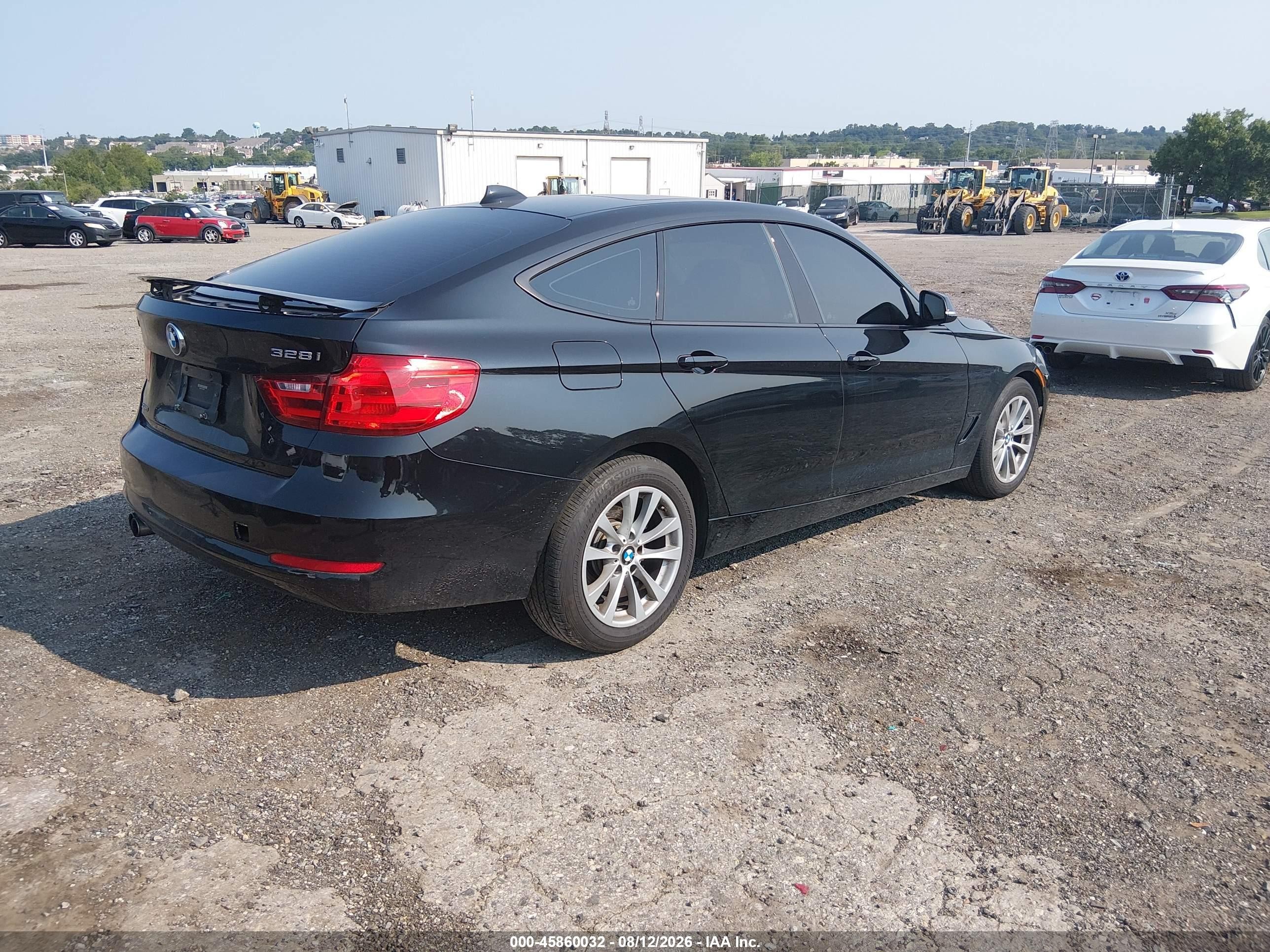 2015 Bmw 328i Gran Turismo Xdrive Black vin: WBA3X5C57FD562571