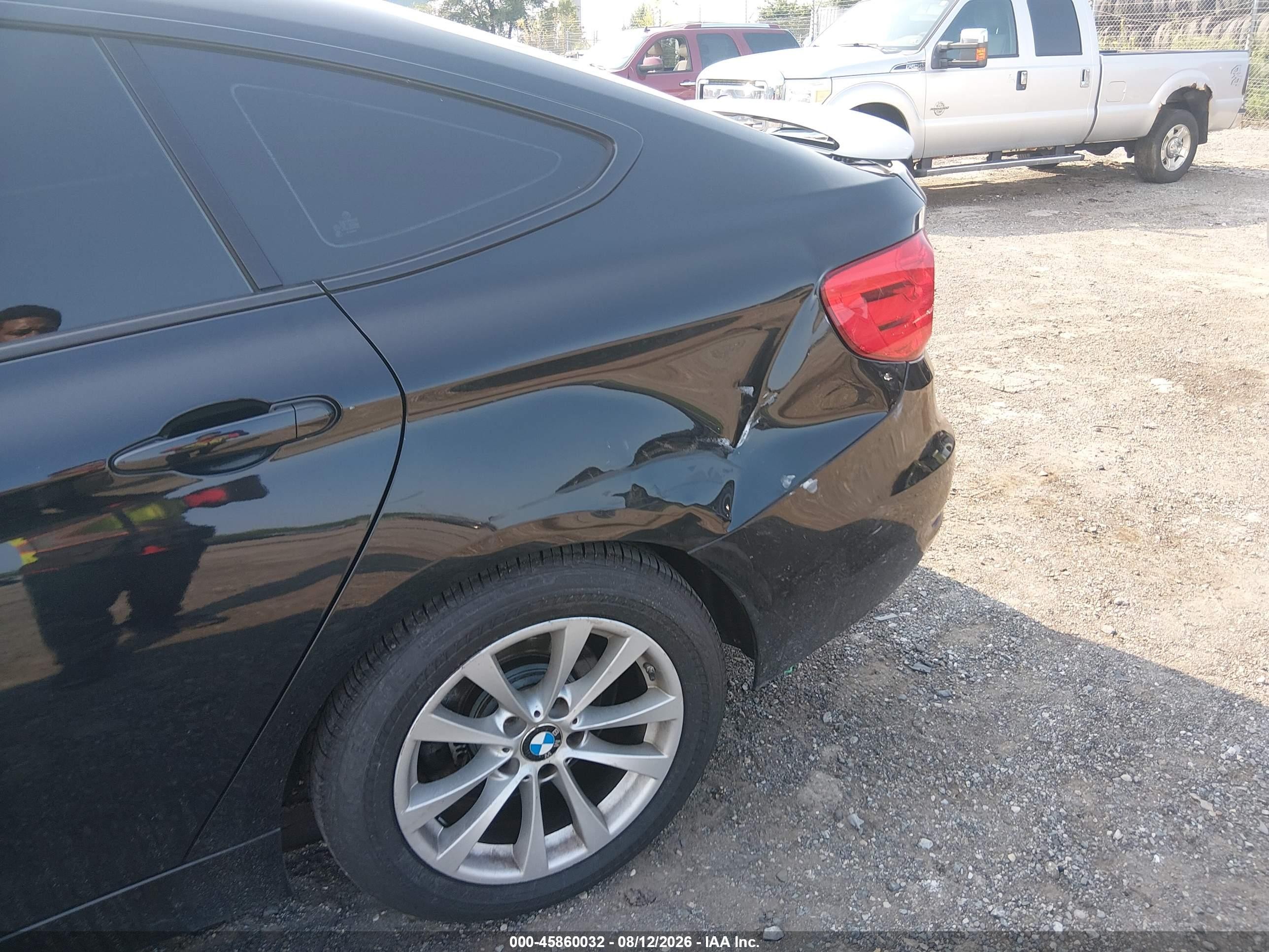 2015 Bmw 328i Gran Turismo Xdrive Black vin: WBA3X5C57FD562571