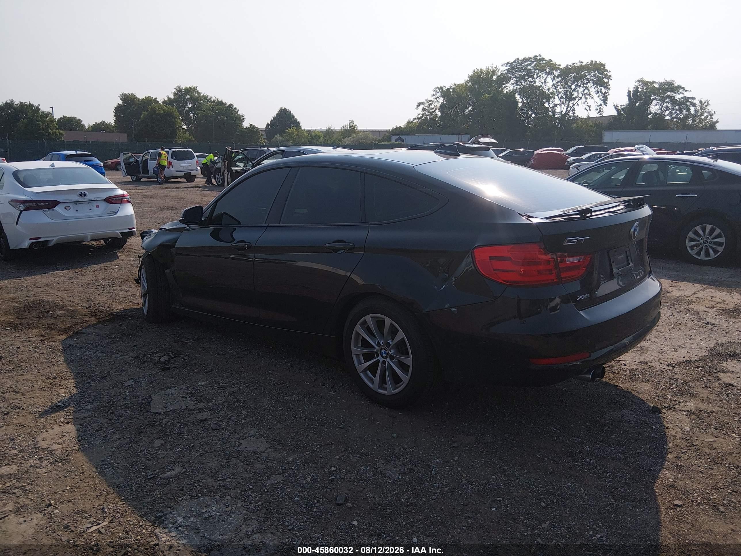 2015 Bmw 328i Gran Turismo Xdrive Black vin: WBA3X5C57FD562571