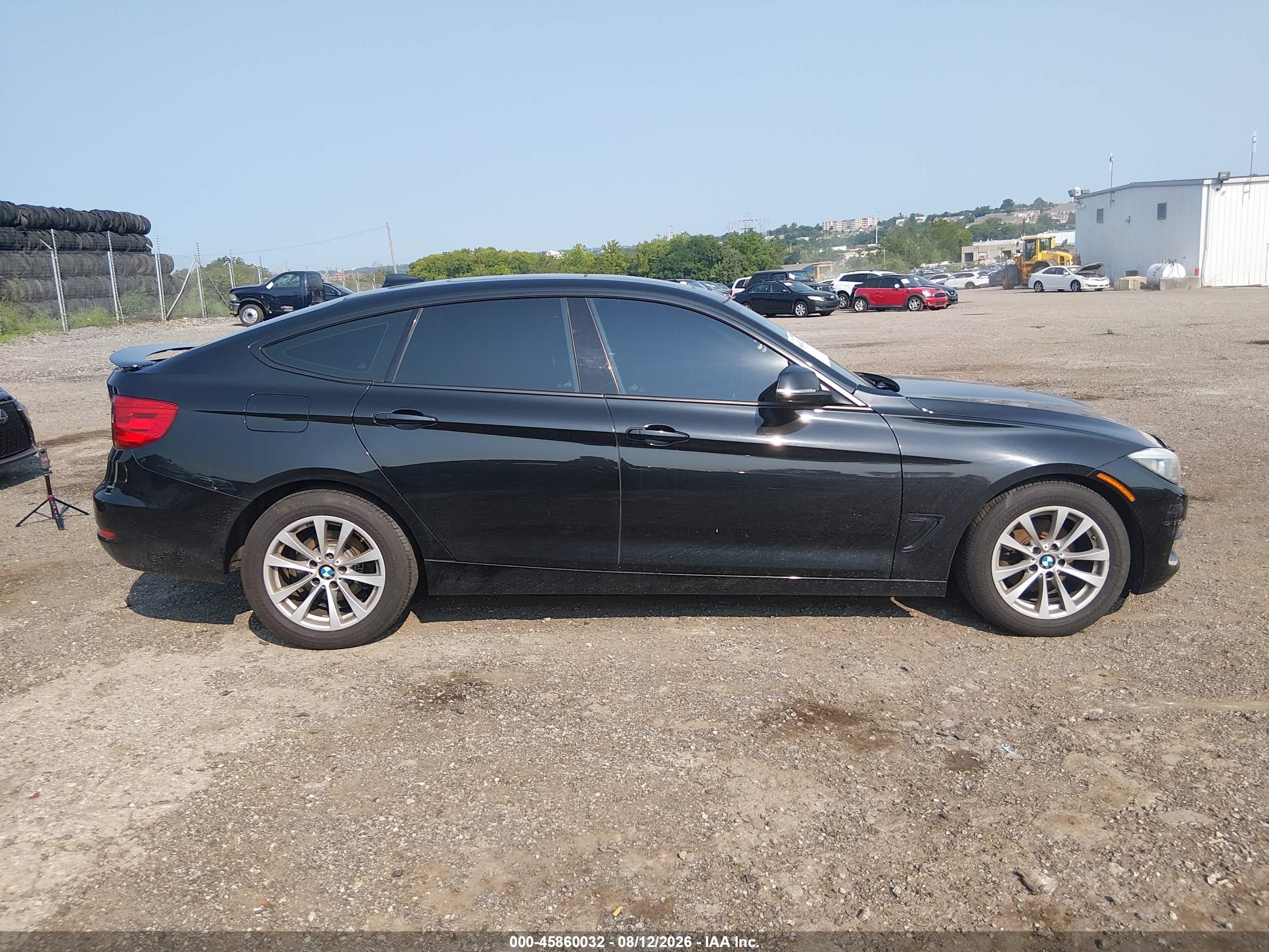 2015 Bmw 328i Gran Turismo Xdrive Black vin: WBA3X5C57FD562571