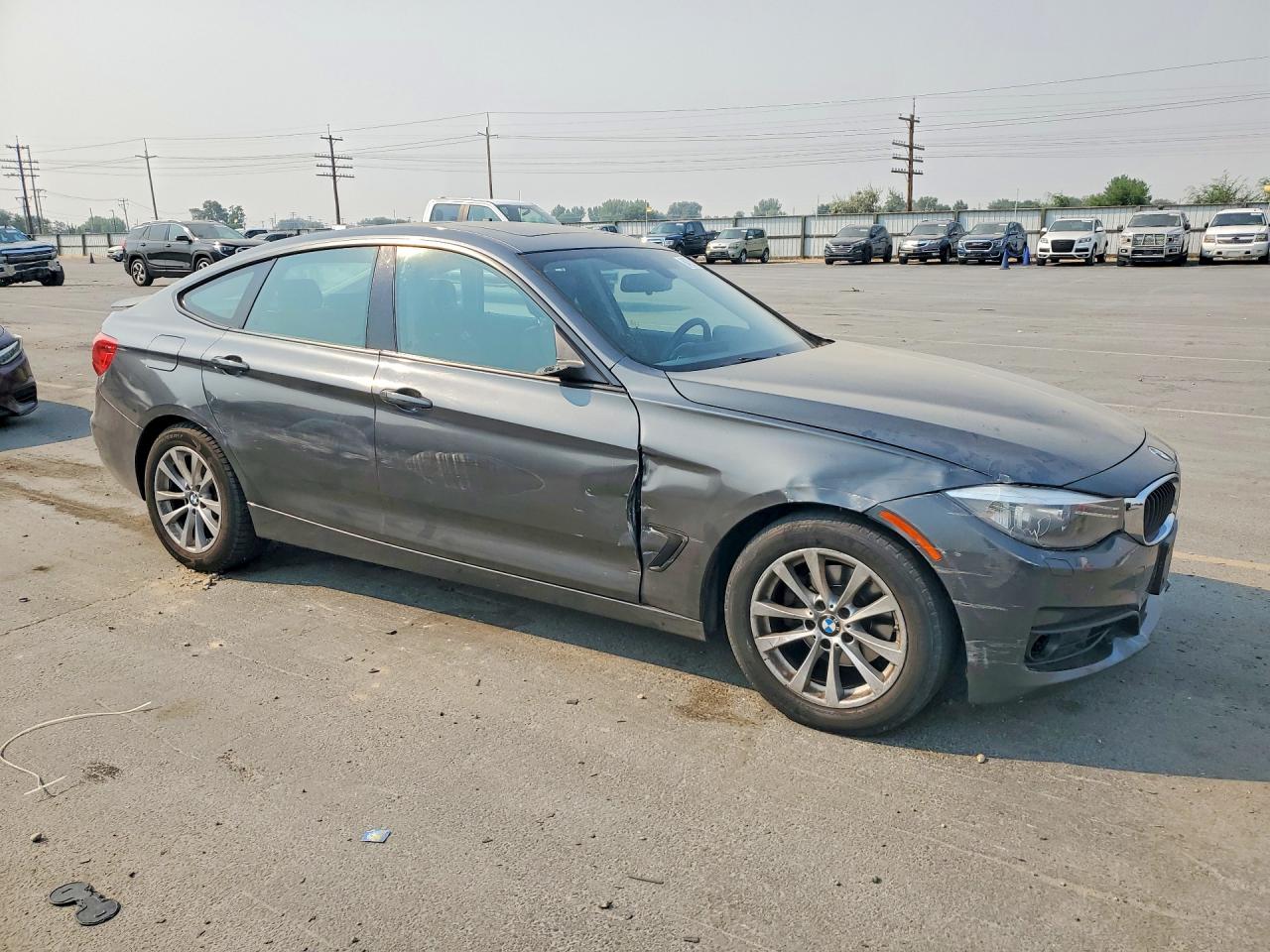 2015 Bmw 328 Xigt Gray vin: WBA3X5C58FD560845