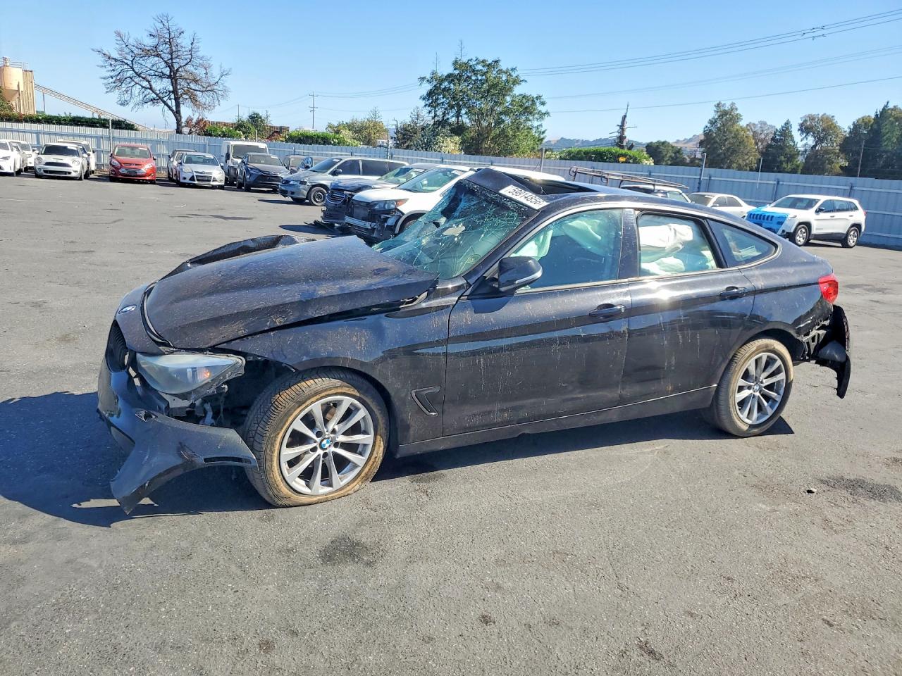 2014 Bmw 328 Xigt Black vin: WBA3X5C59ED242926