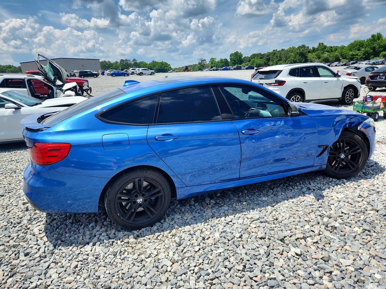 2015 Bmw 328 Xigt Blue vin: WBA3X5C5XFD562452