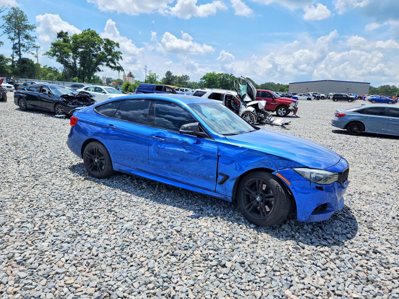2015 Bmw 328 Xigt Blue vin: WBA3X5C5XFD562452