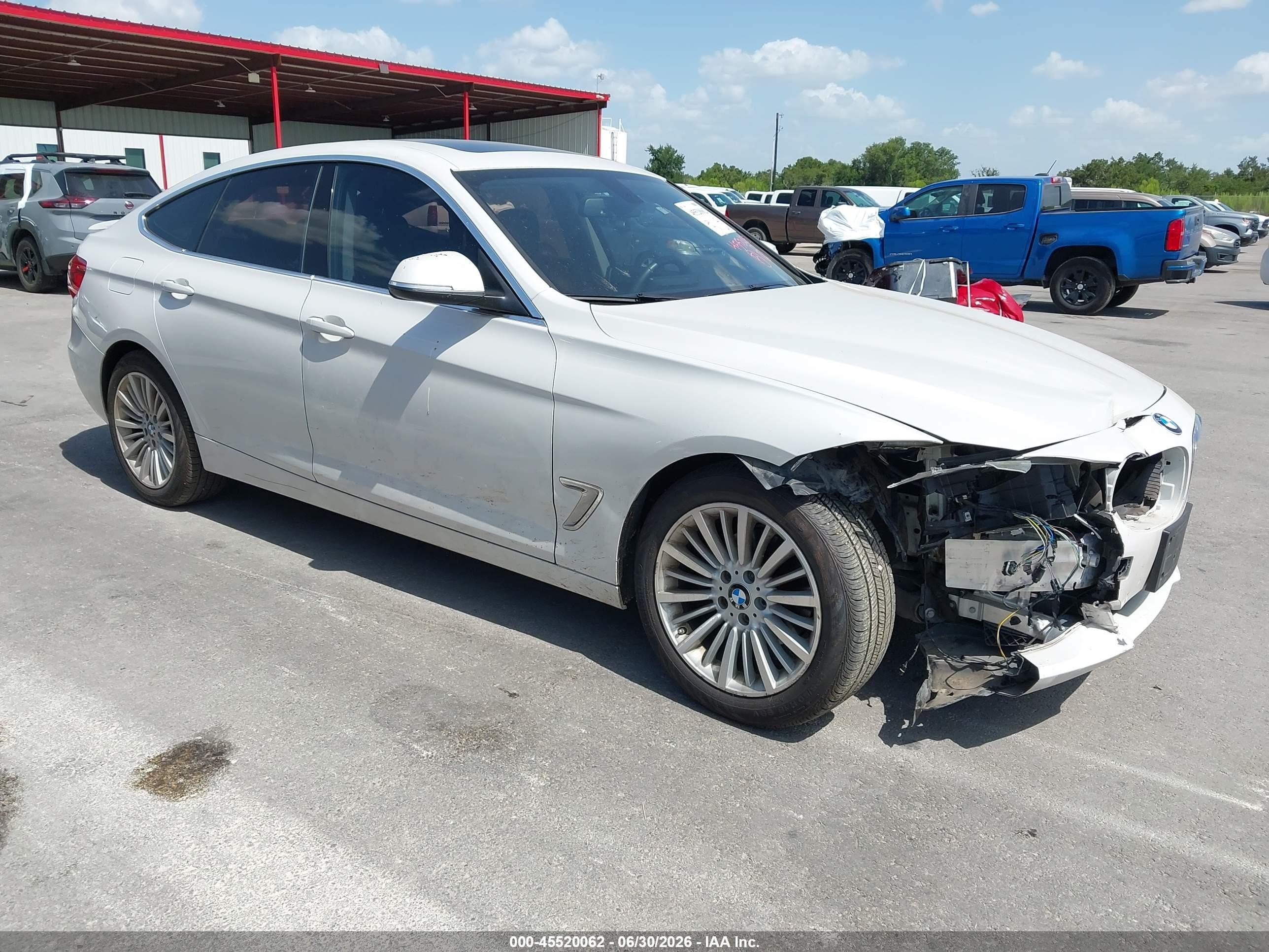 2015 Bmw 328i Gran Turismo Xdrive Белый vin: WBA3X5C5XFD562581
