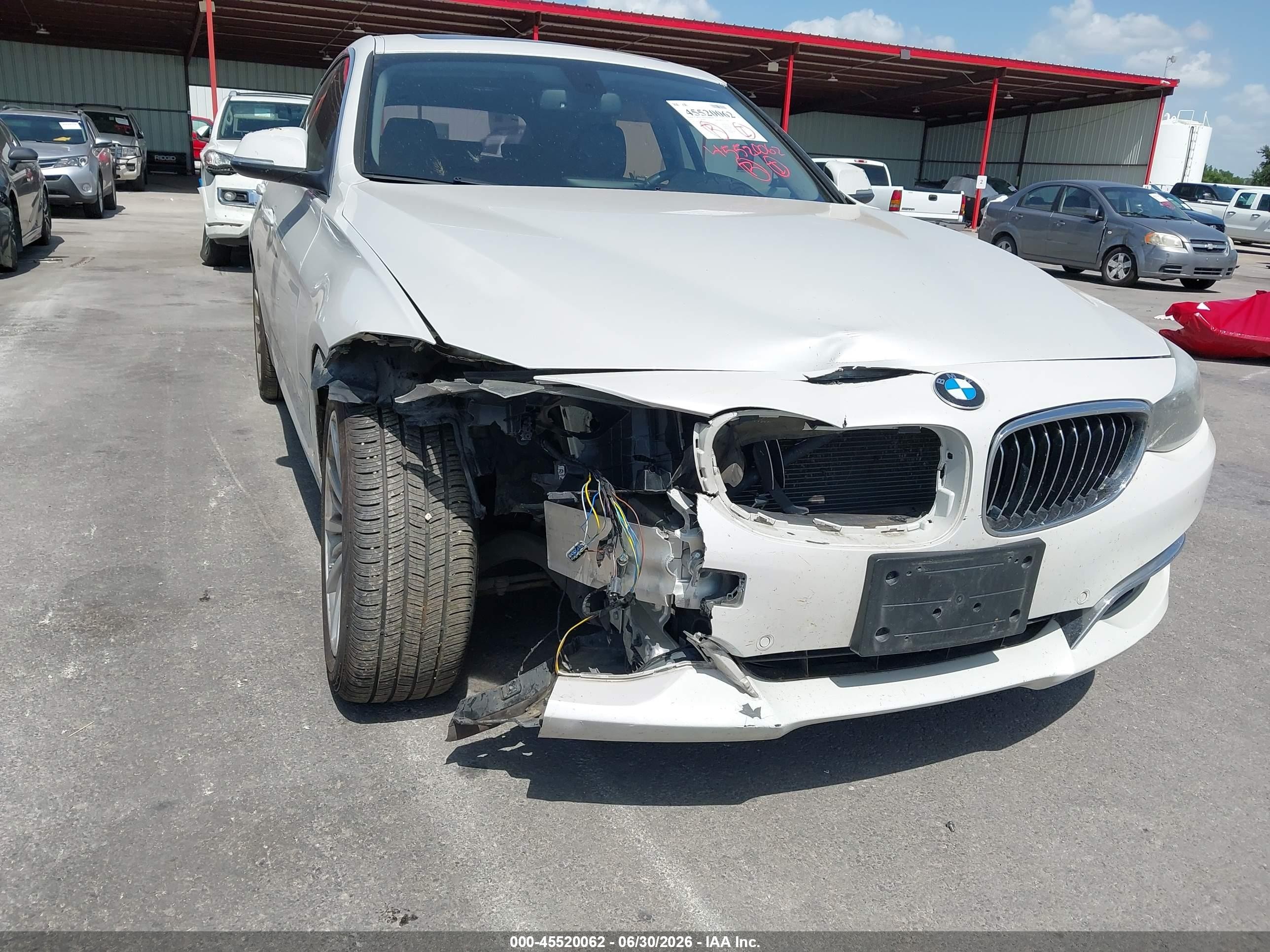 2015 Bmw 328i Gran Turismo Xdrive Белый vin: WBA3X5C5XFD562581