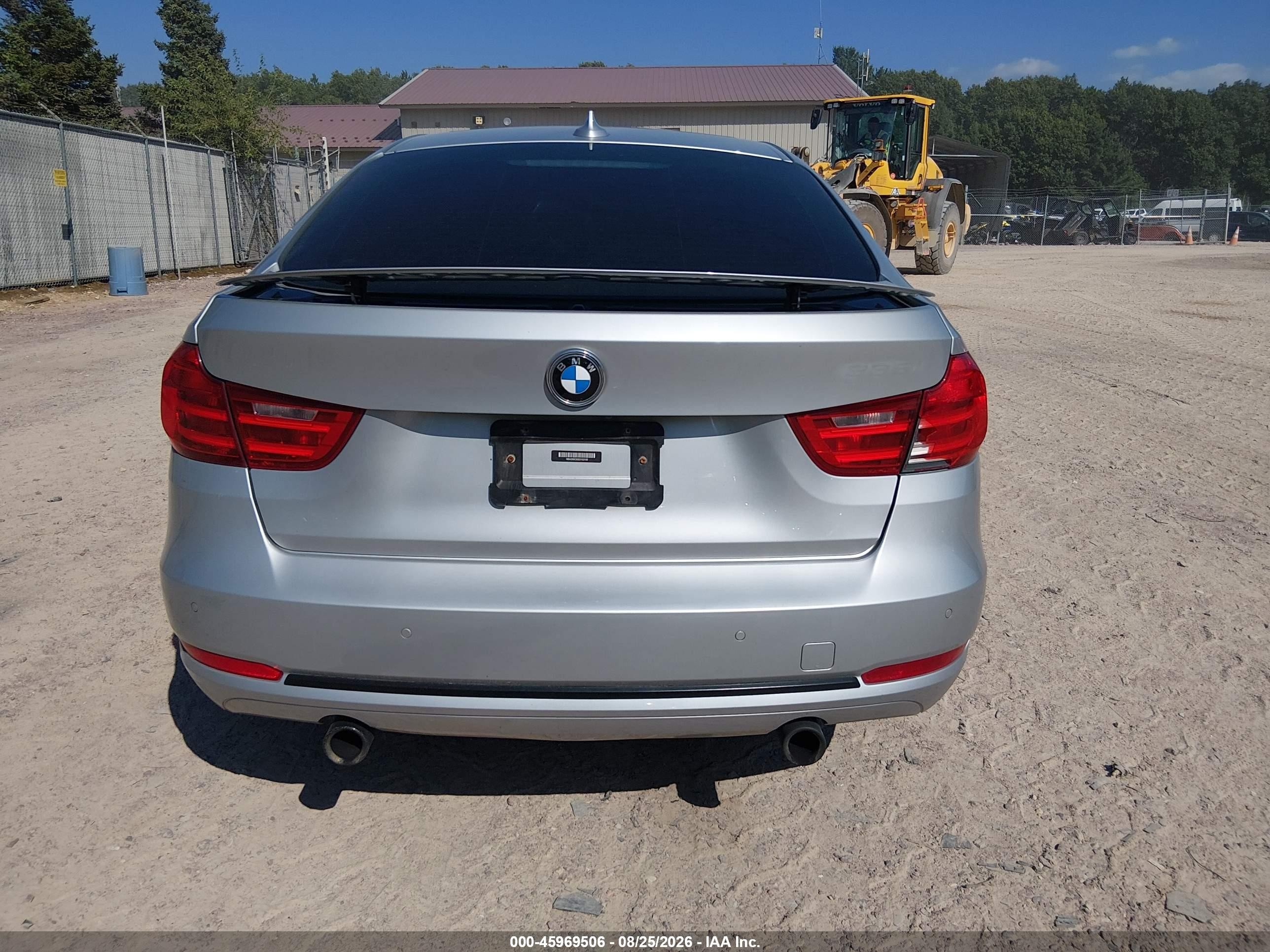 2014 Bmw 335i Gran Turismo Xdrive Silver vin: WBA3X9C50ED153169