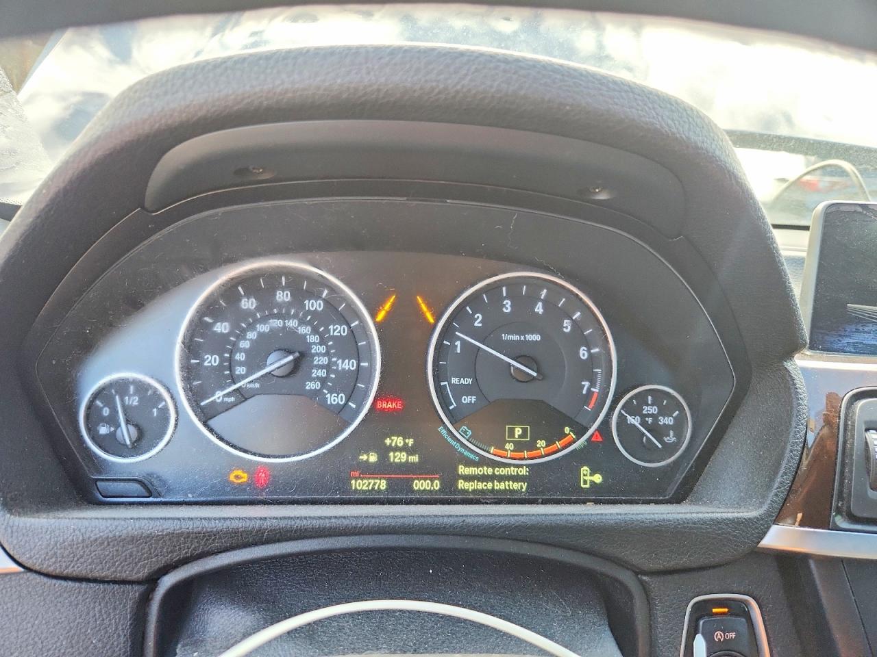 2015 Bmw 335 Xigt Черный vin: WBA3X9C50FD868969