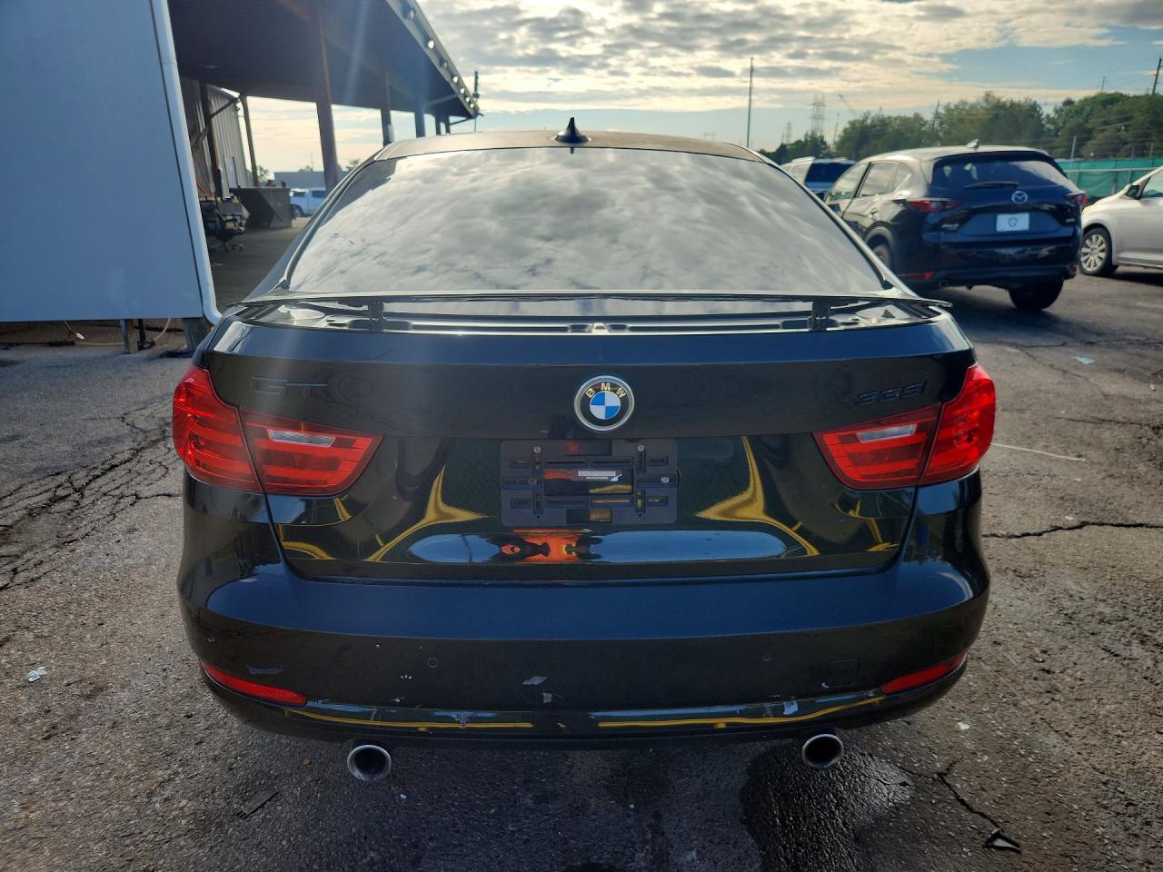 2015 Bmw 335 Xigt Черный vin: WBA3X9C50FD868969