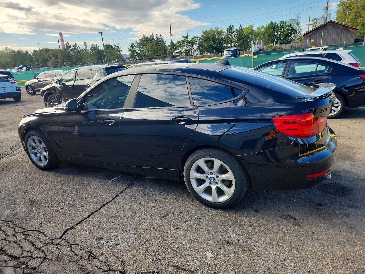 2015 Bmw 335 Xigt Черный vin: WBA3X9C50FD868969