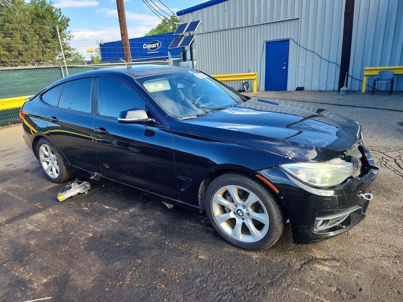 2015 Bmw 335 Xigt Черный vin: WBA3X9C50FD868969